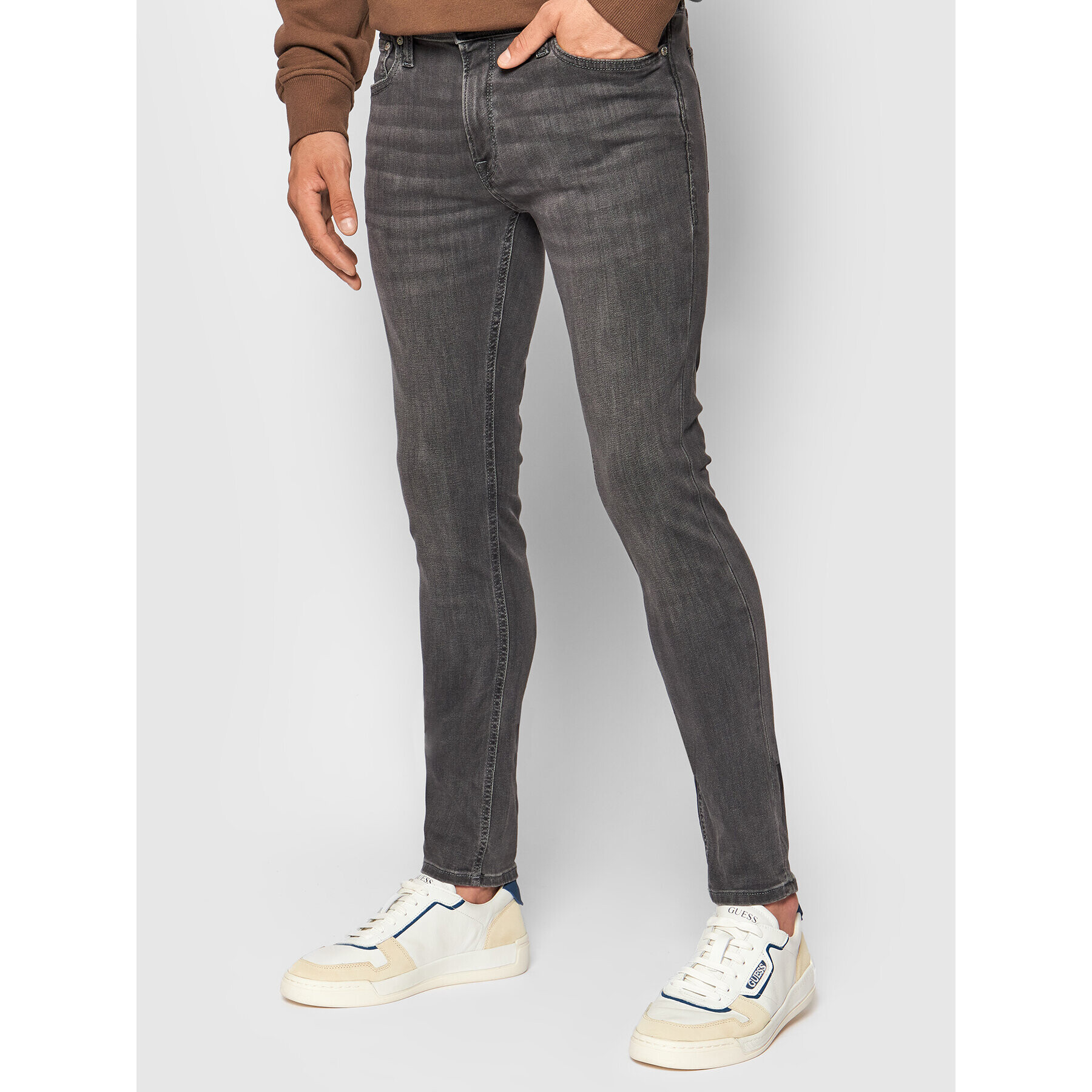 Jack&Jones Farmer Liam Original 12109954 Szürke Skinny Fit - Pepit.hu