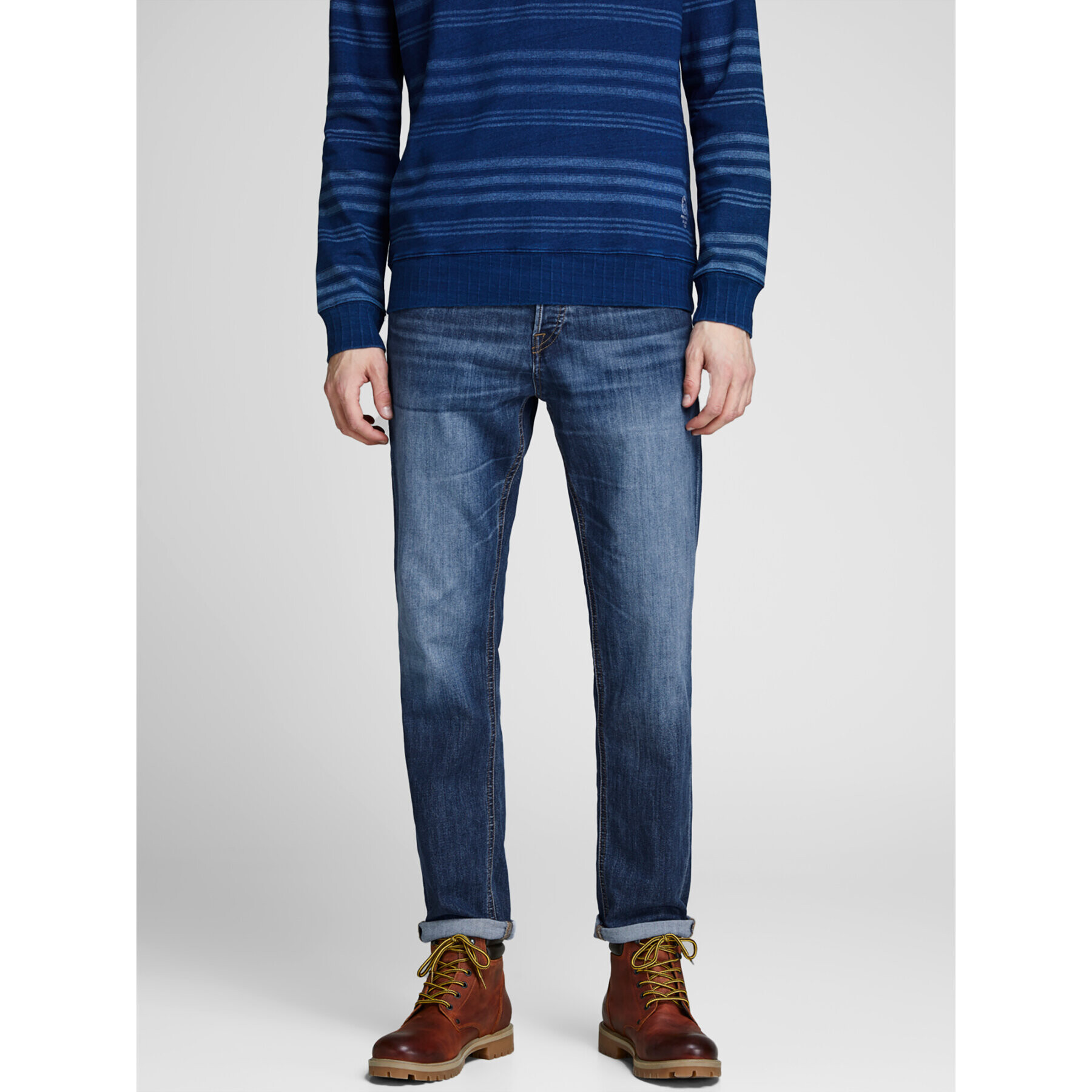 Jack&Jones Farmer Mike 12148874 Kék Regular Fit - Pepit.hu