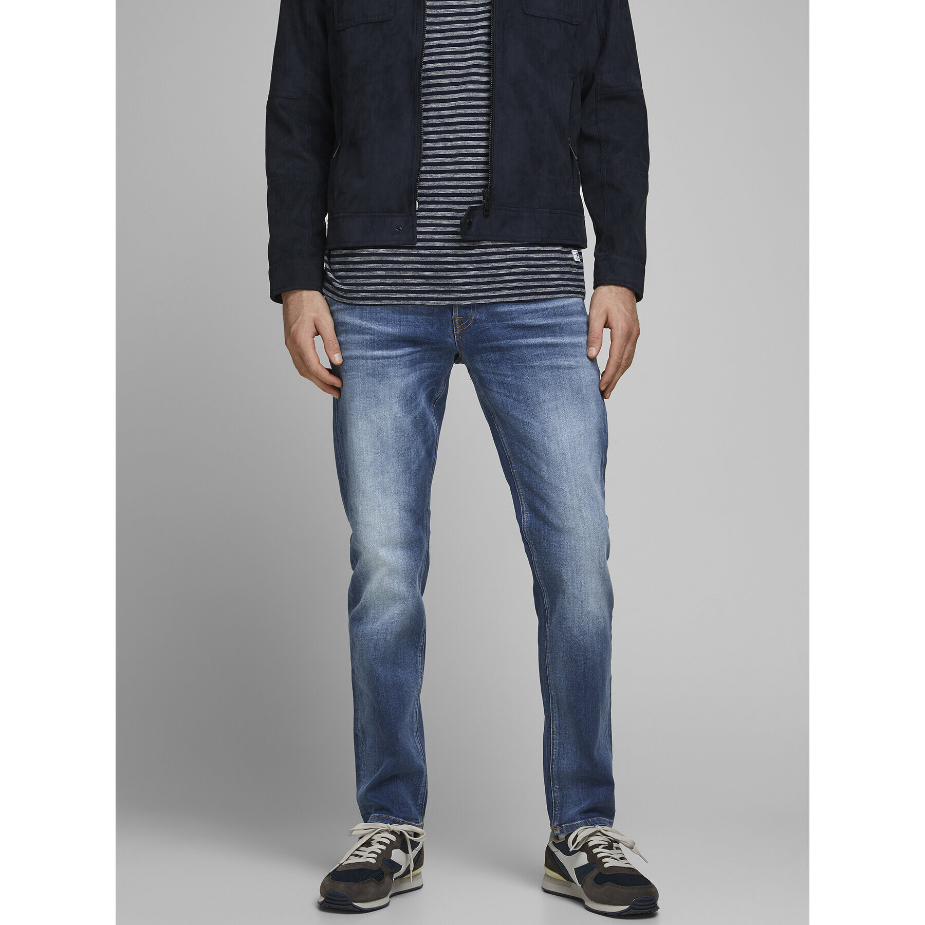 Jack&Jones Farmer Mike 12168290 Kék Tapered Fit - Pepit.hu