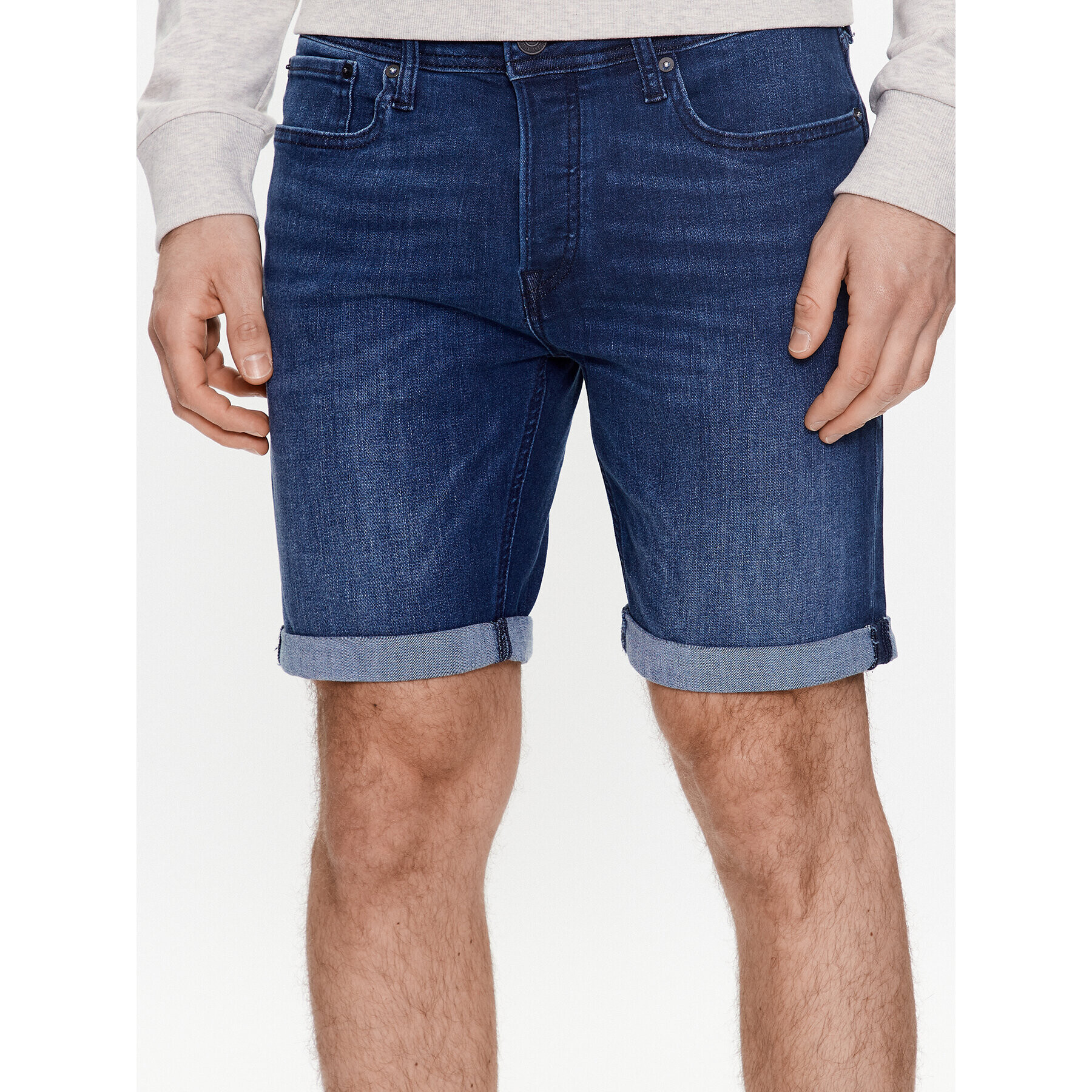 Jack&Jones Farmer rövidnadrág Rick 12225900 Sötétkék Regular Fit - Pepit.hu