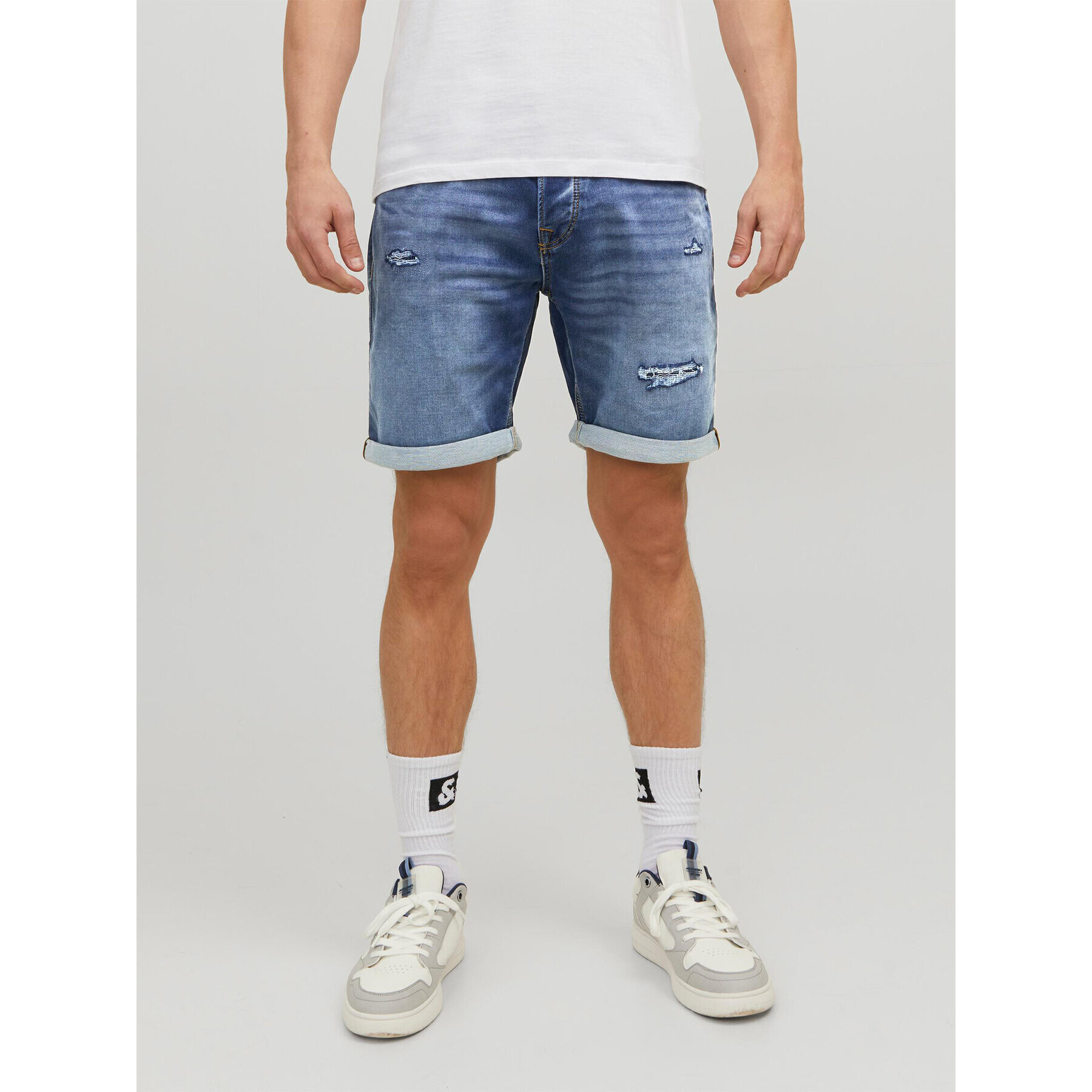 Jack&Jones Farmer rövidnadrág Rick 12224125 Kék Regular Fit - Pepit.hu