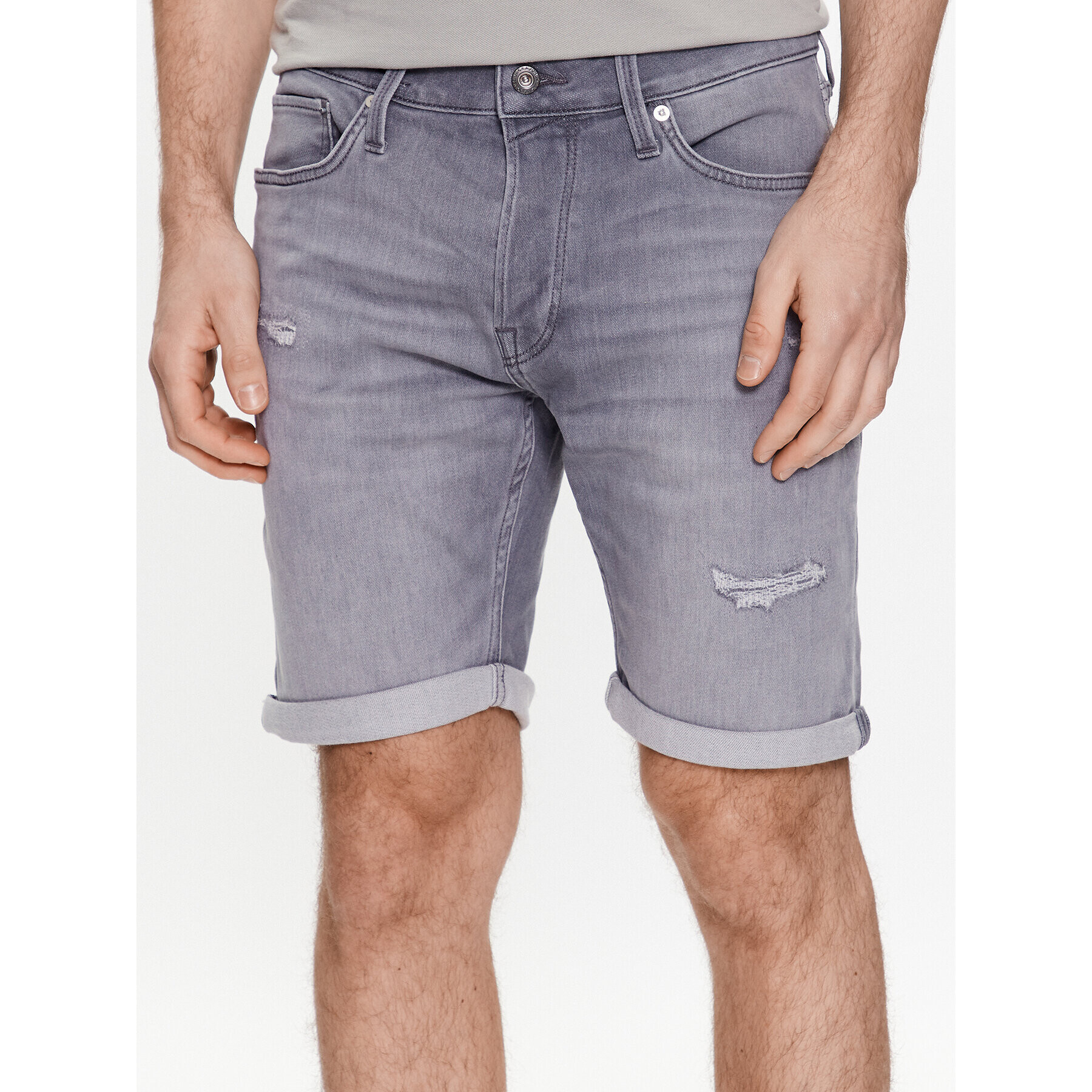 Jack&Jones Farmer rövidnadrág Rick 12224128 Szürke Regular Fit - Pepit.hu