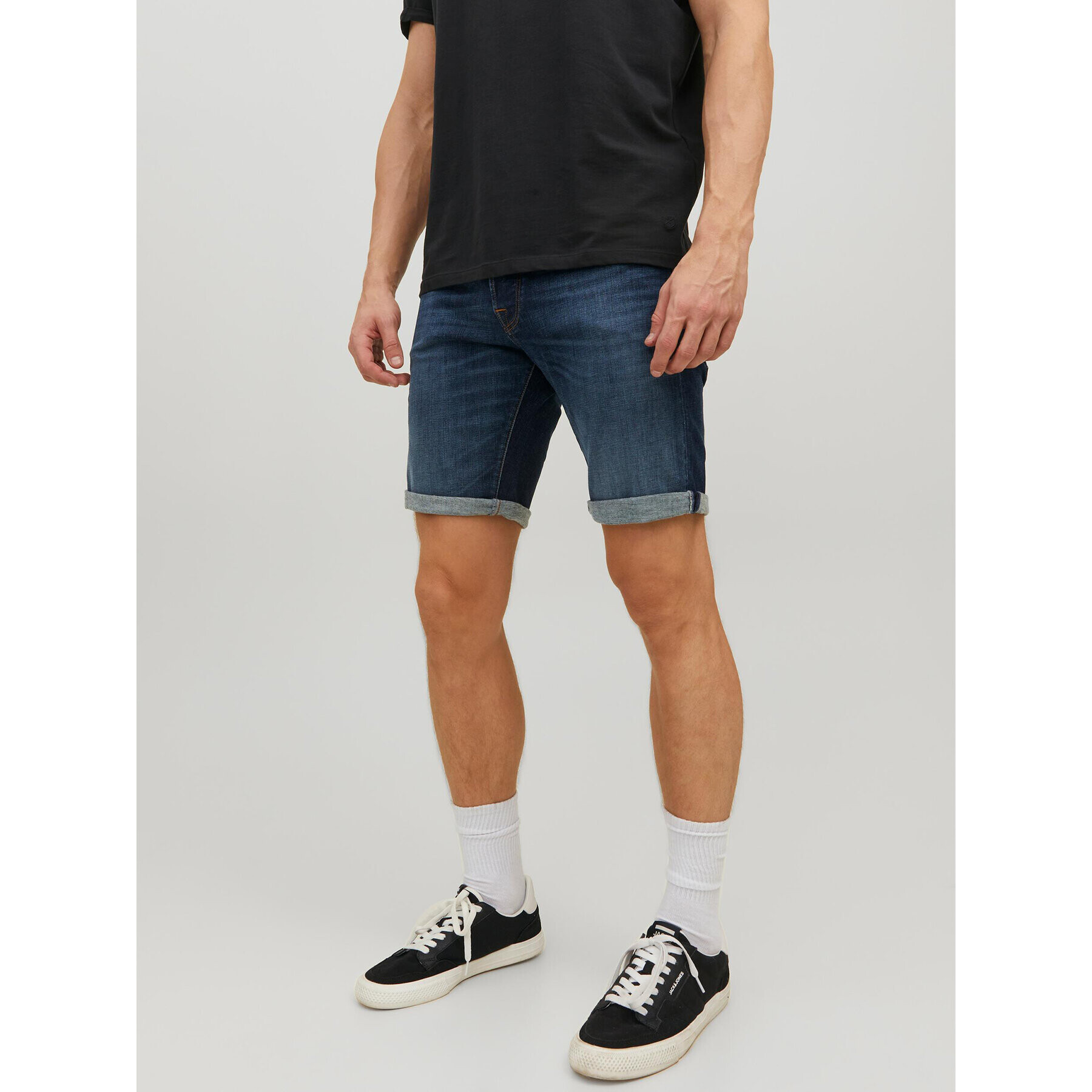 Jack&Jones Farmer rövidnadrág Rick 12229830 Sötétkék Regular Fit - Pepit.hu