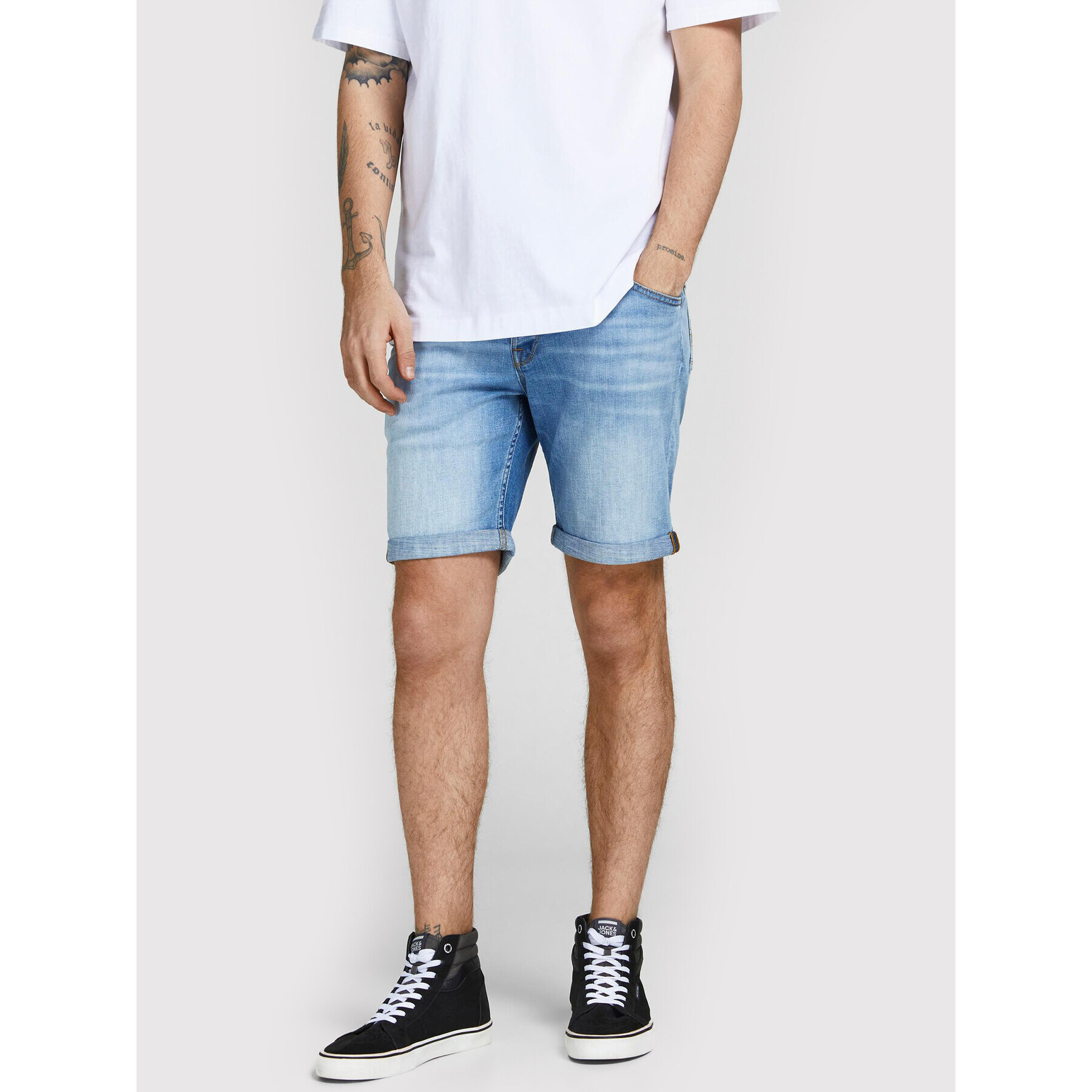 Jack&Jones Farmer rövidnadrág Rick Fox 12201628 Kék Regular Fit - Pepit.hu