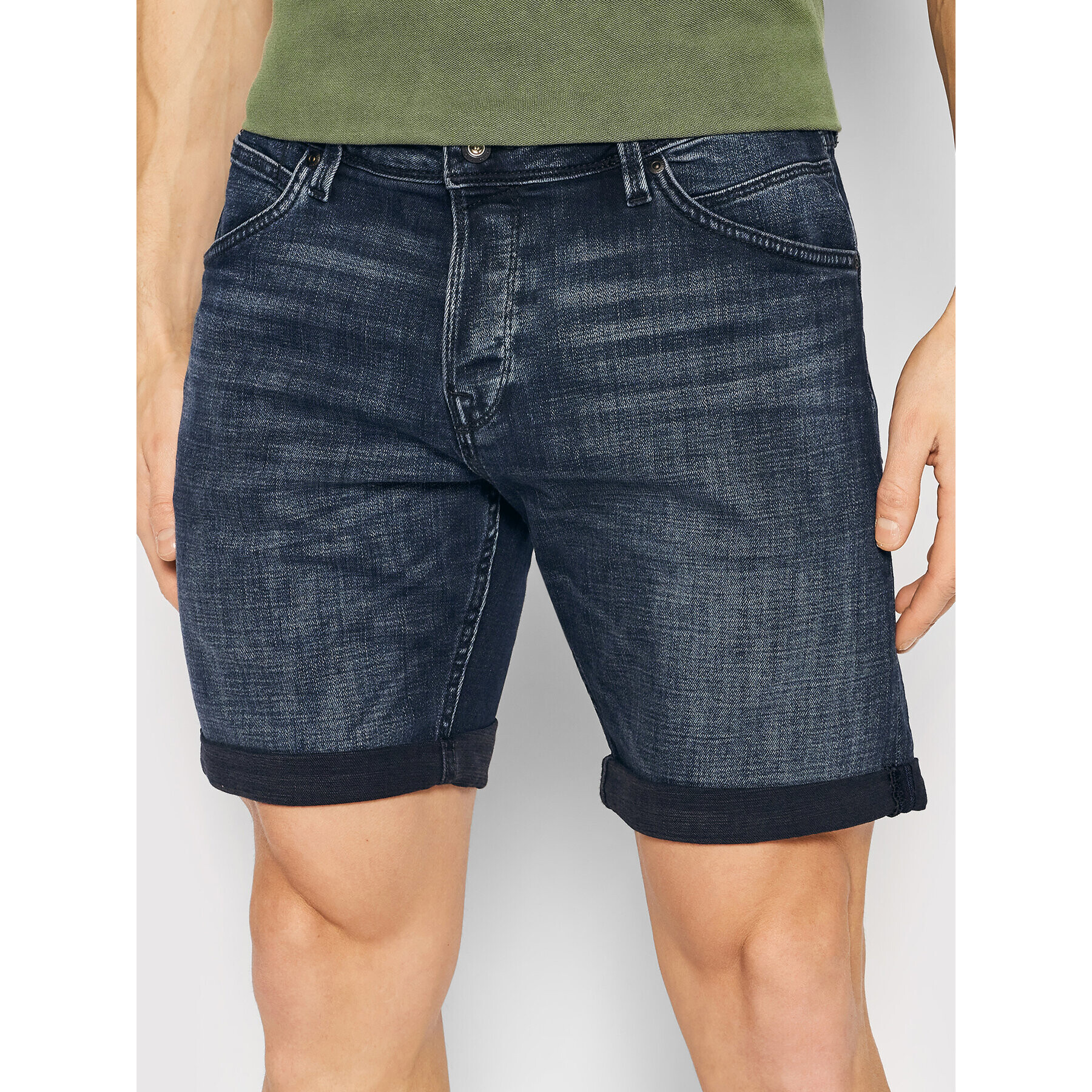 Jack&Jones Farmer rövidnadrág Rick Fox 12201630 Sötétkék Regular Fit - Pepit.hu