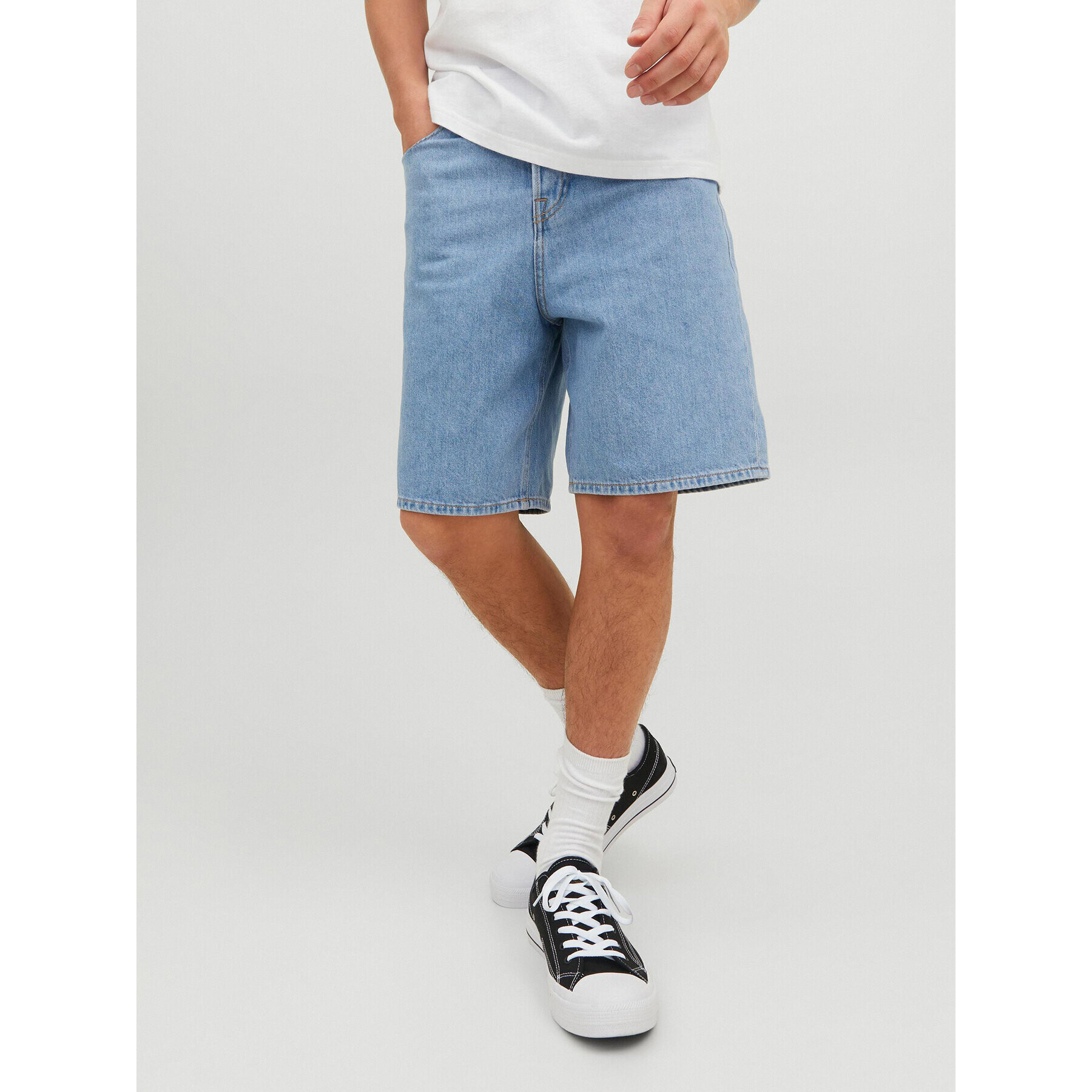 Jack&Jones Farmer rövidnadrág Tony 12238929 Kék Baggy Fit - Pepit.hu