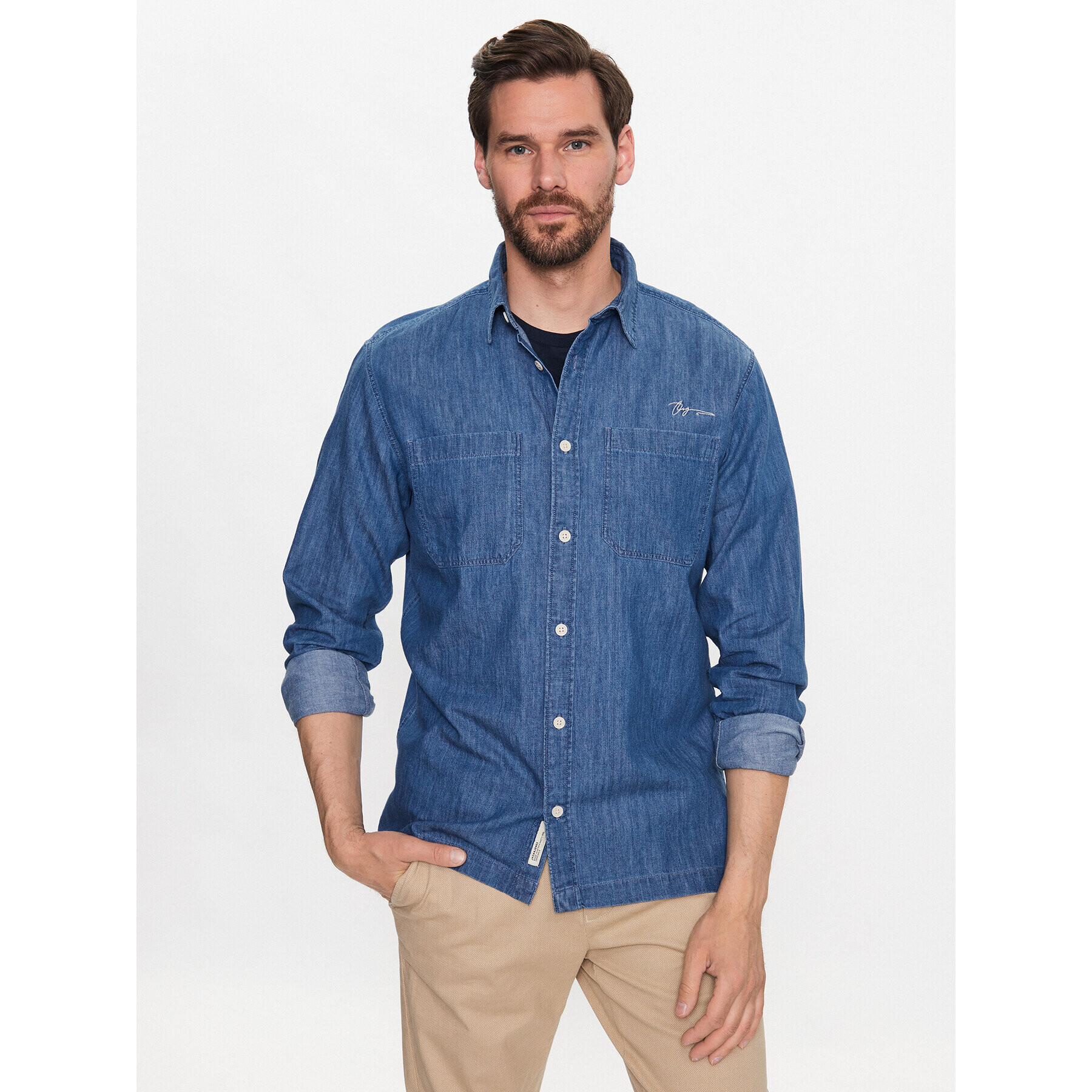 Jack&Jones Farmering Austin 12227612 Kék Regular Fit - Pepit.hu