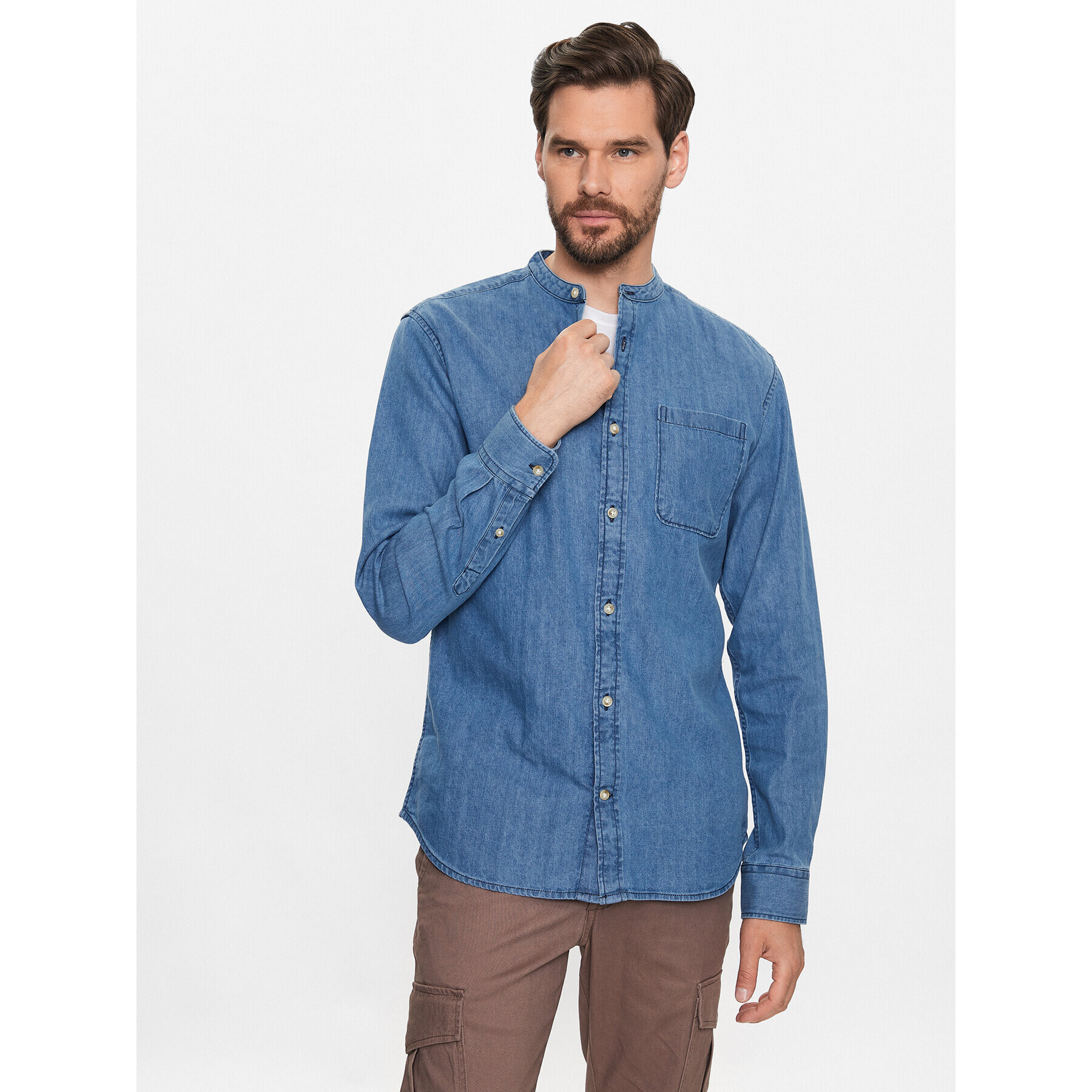 Jack&Jones Farmering Sheridan 12222976 Kék Slim Fit - Pepit.hu