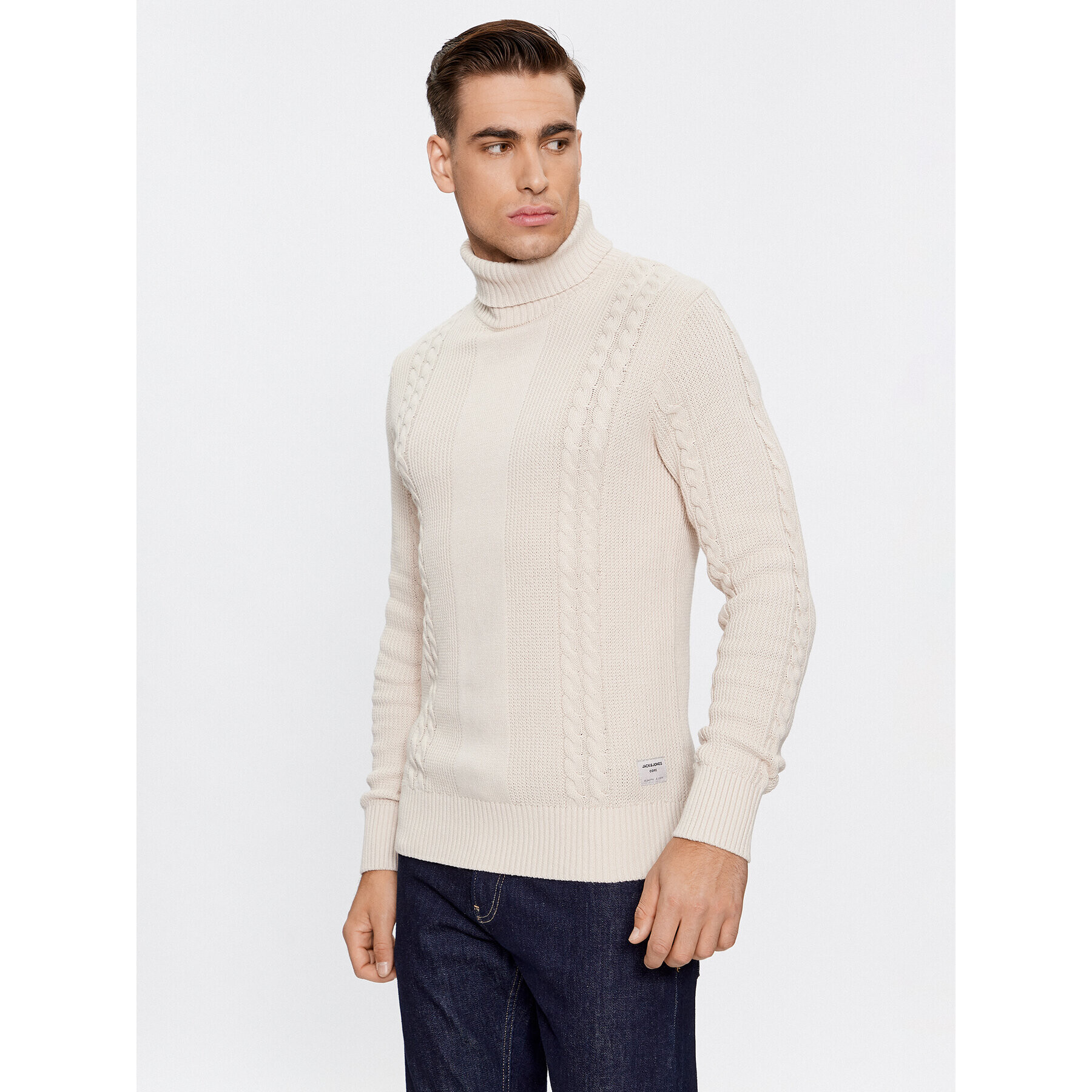 Jack&Jones Garbó 12242944 Ekru Regular Fit - Pepit.hu