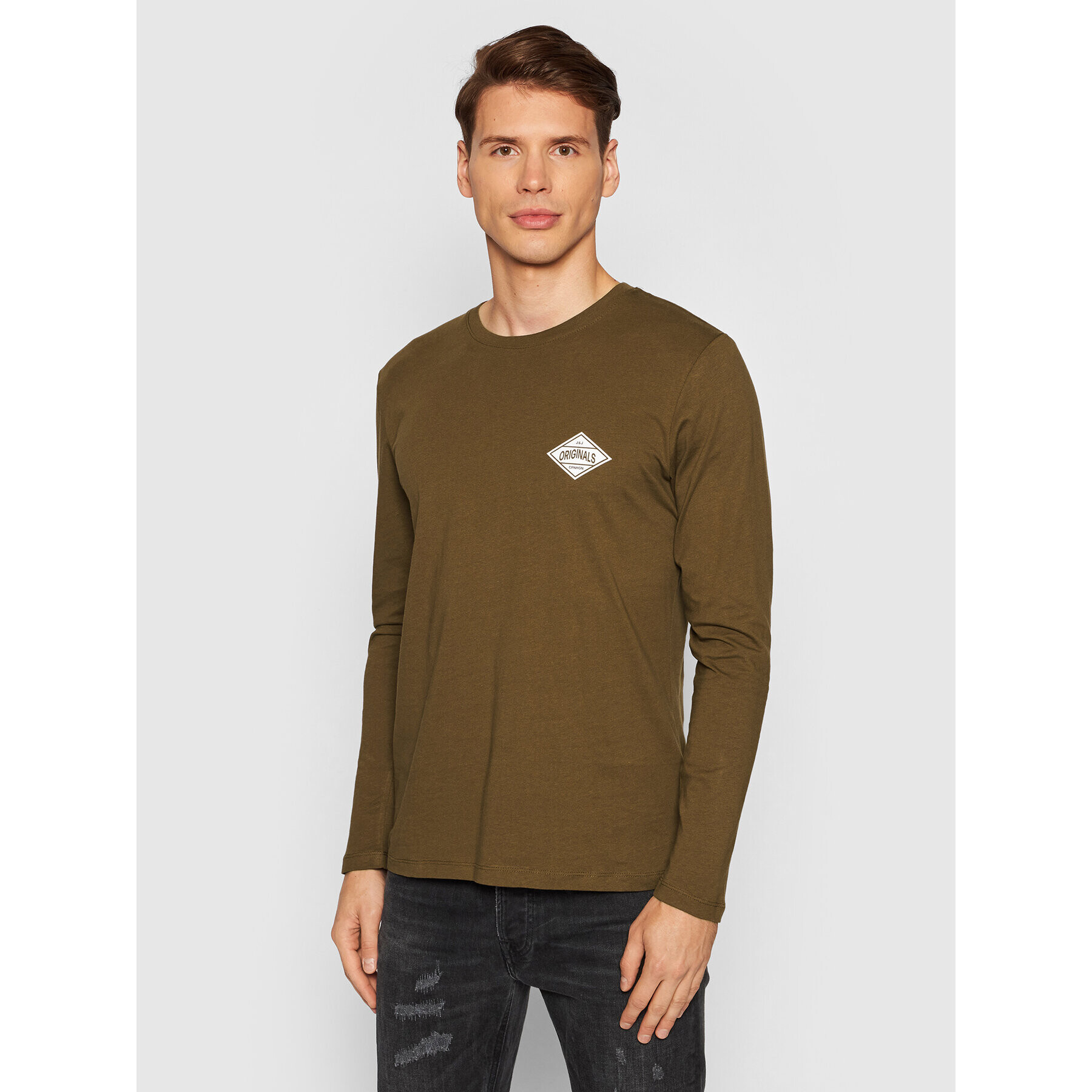 Jack&Jones Hosszú ujjú Archie 12193726 Barna Standard Fit - Pepit.hu