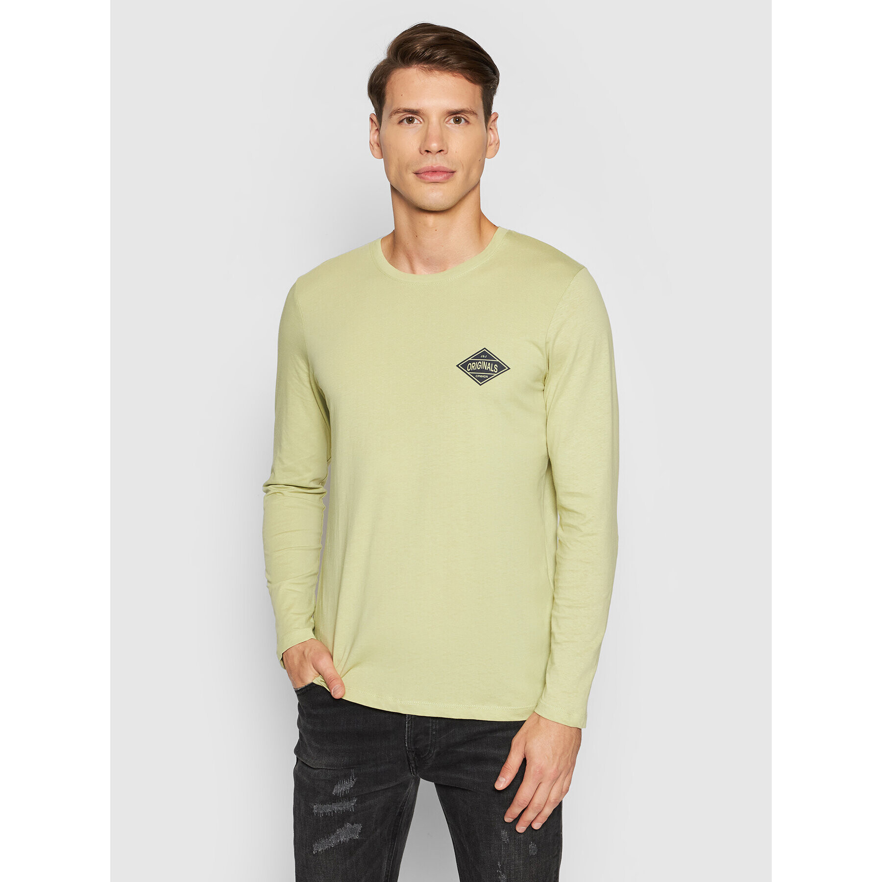 Jack&Jones Hosszú ujjú Archie 12193726 Zöld Standard Fit - Pepit.hu