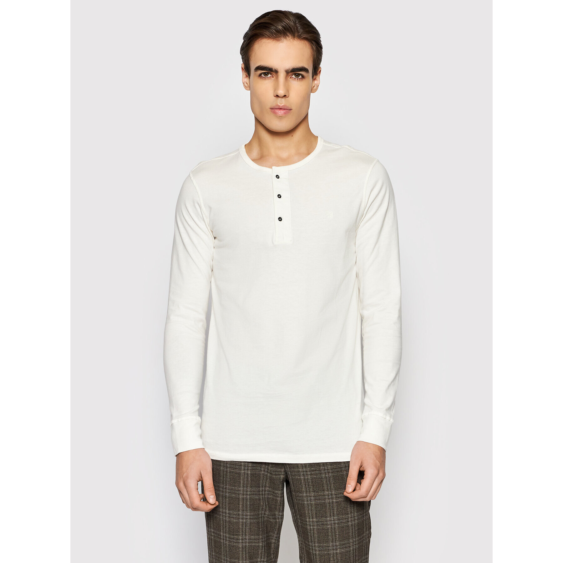 Jack&Jones Hosszú ujjú Bluliam 12193953 Fehér Regular Fit - Pepit.hu