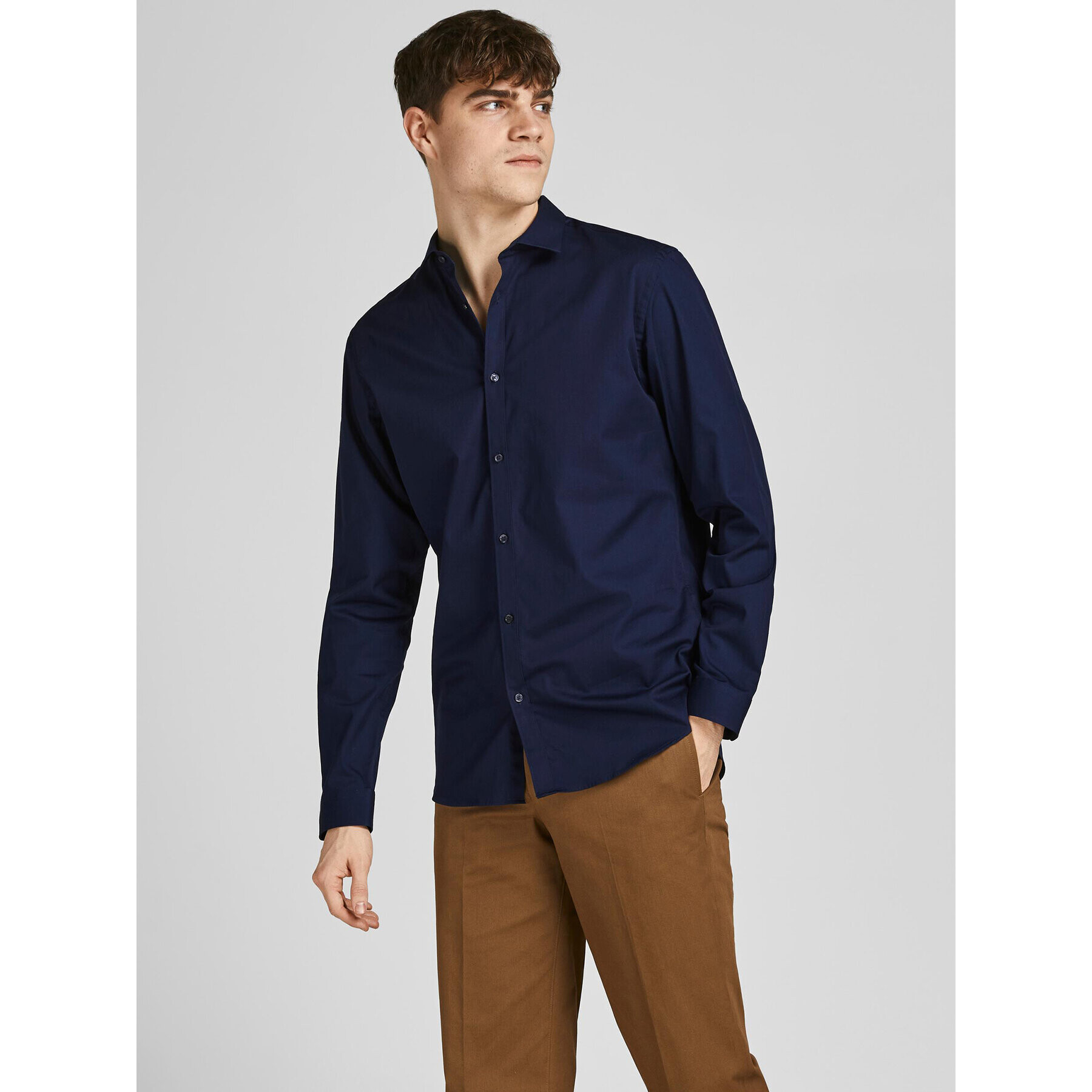 Jack&Jones Ing 12201905 Sötétkék Slim Fit - Pepit.hu