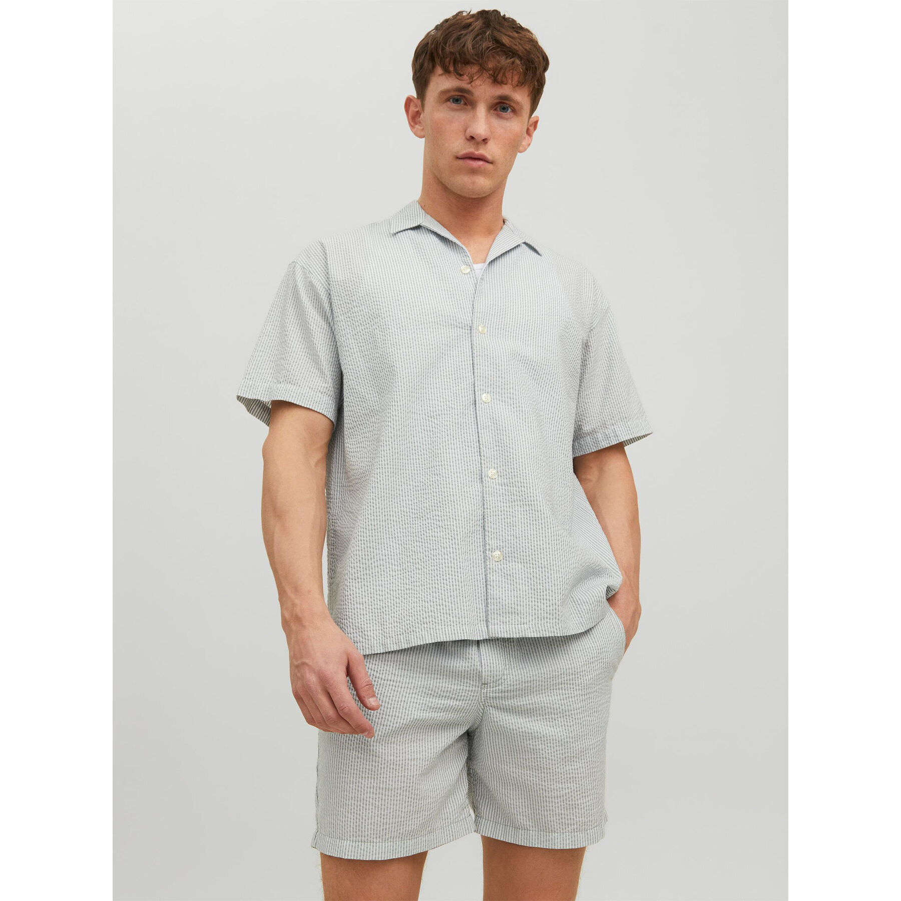 Jack&Jones Ing Palma 12233548 Szürke Relaxed Fit - Pepit.hu