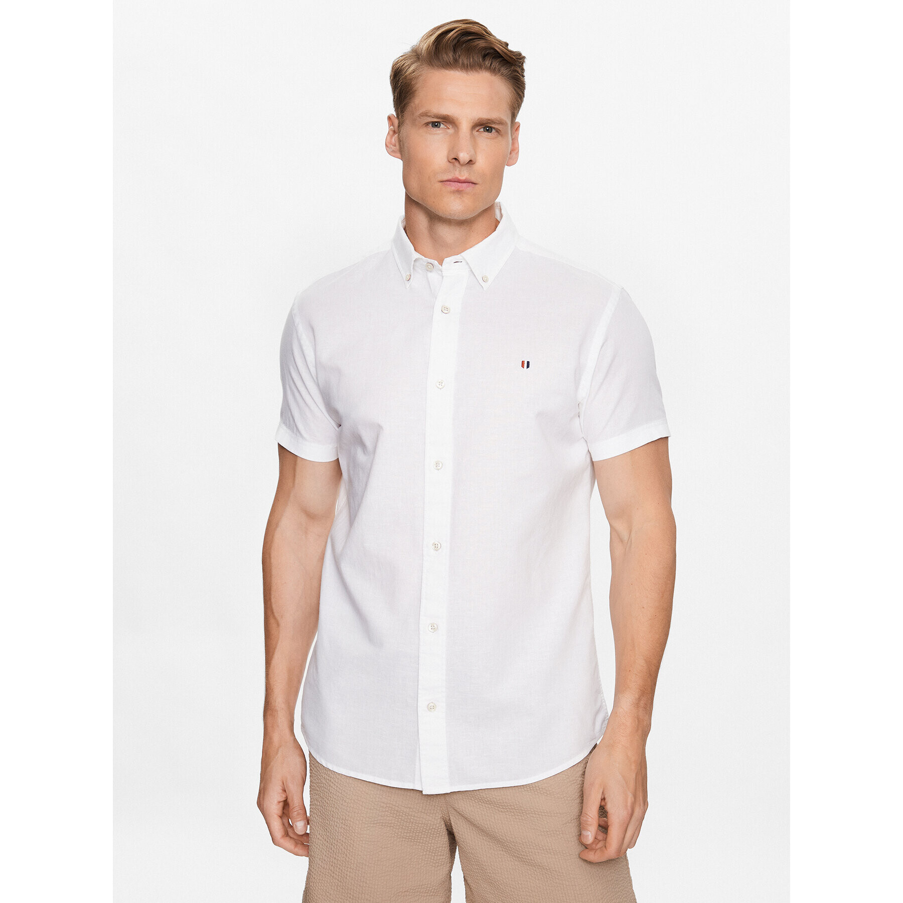 Jack&Jones Ing Blu Summer 12233118 Fehér Slim Fit - Pepit.hu