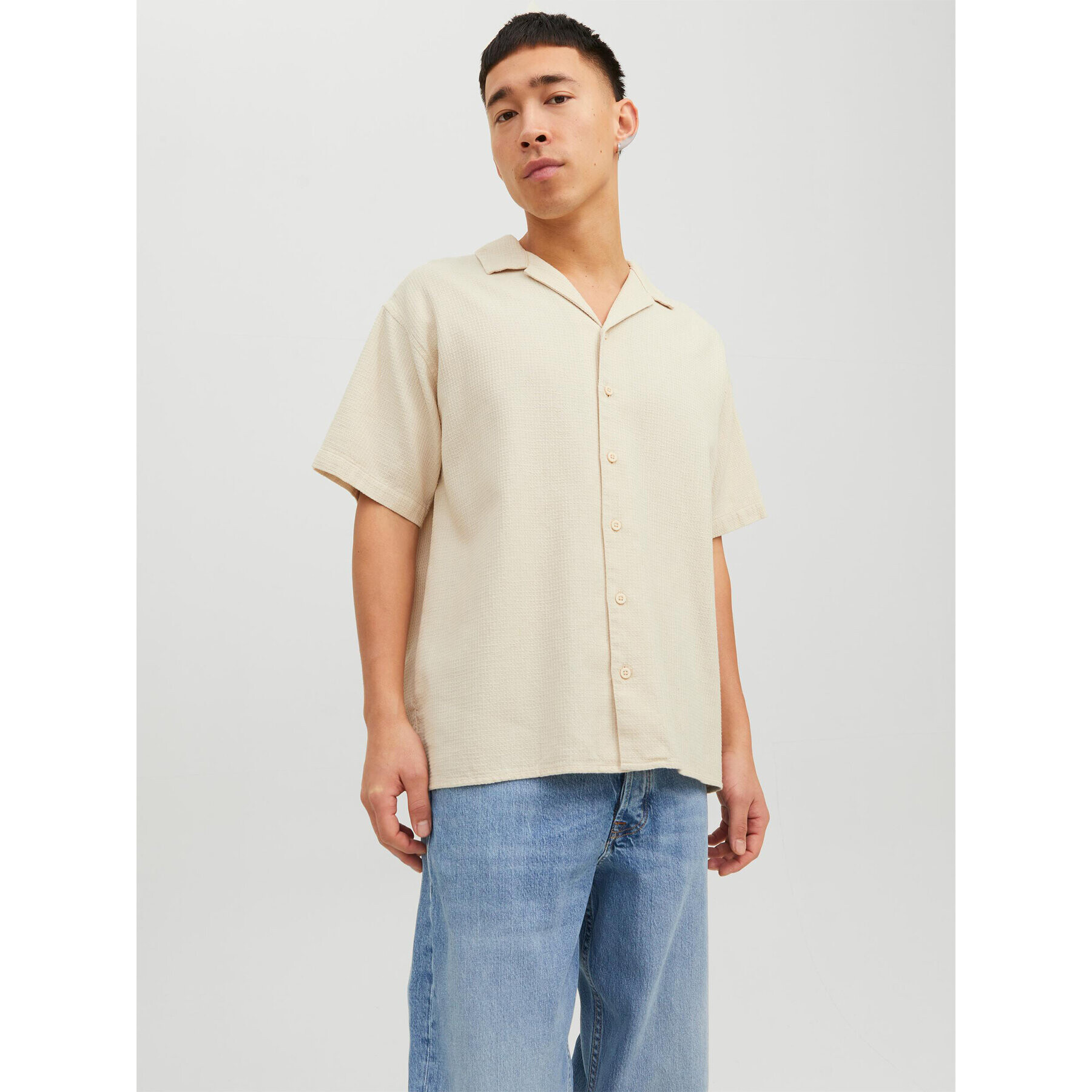 Jack&Jones Ing Caleb 12235475 Bézs Relaxed Fit - Pepit.hu