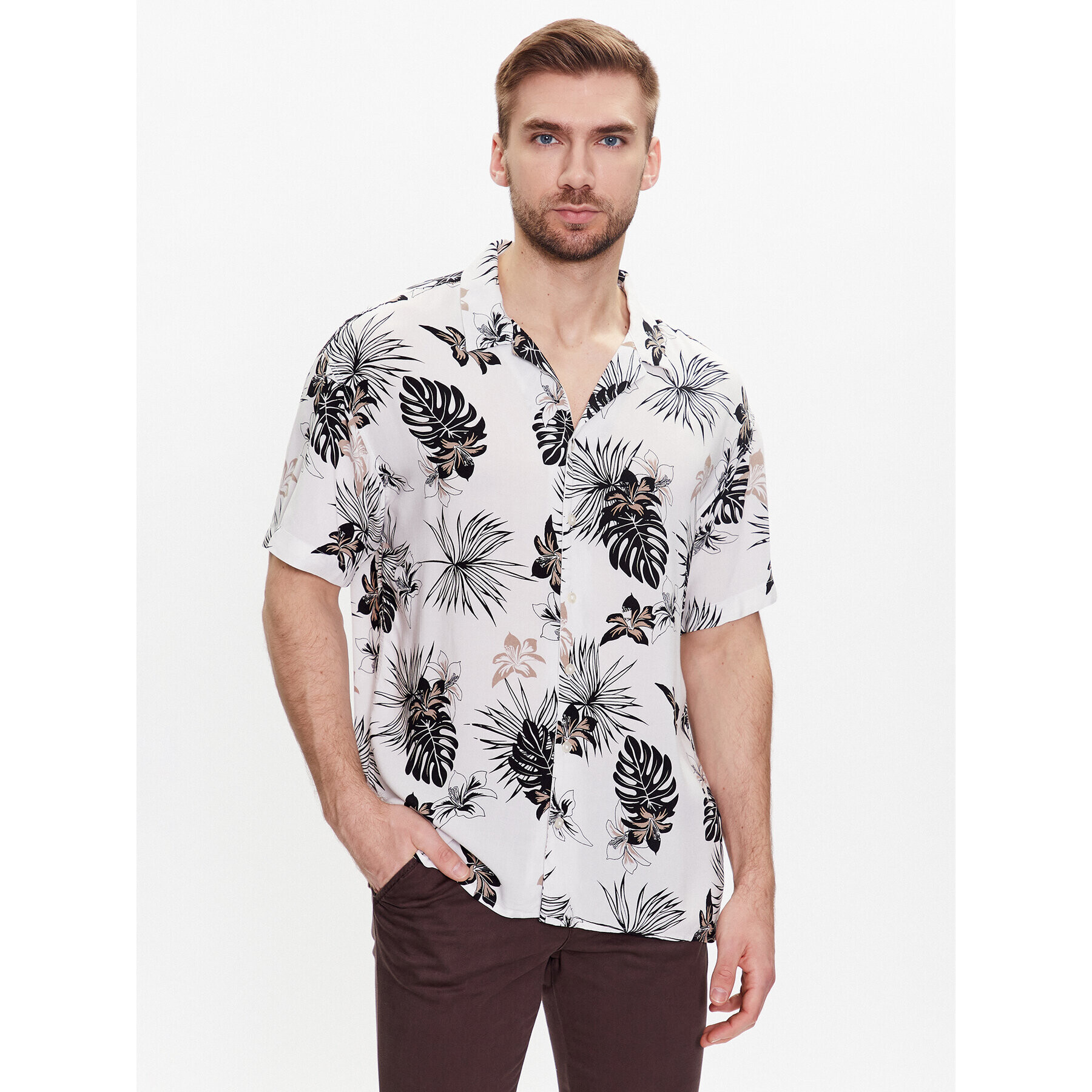 Jack&Jones Ing Irwin 12222959 Fehér Relaxed Fit - Pepit.hu