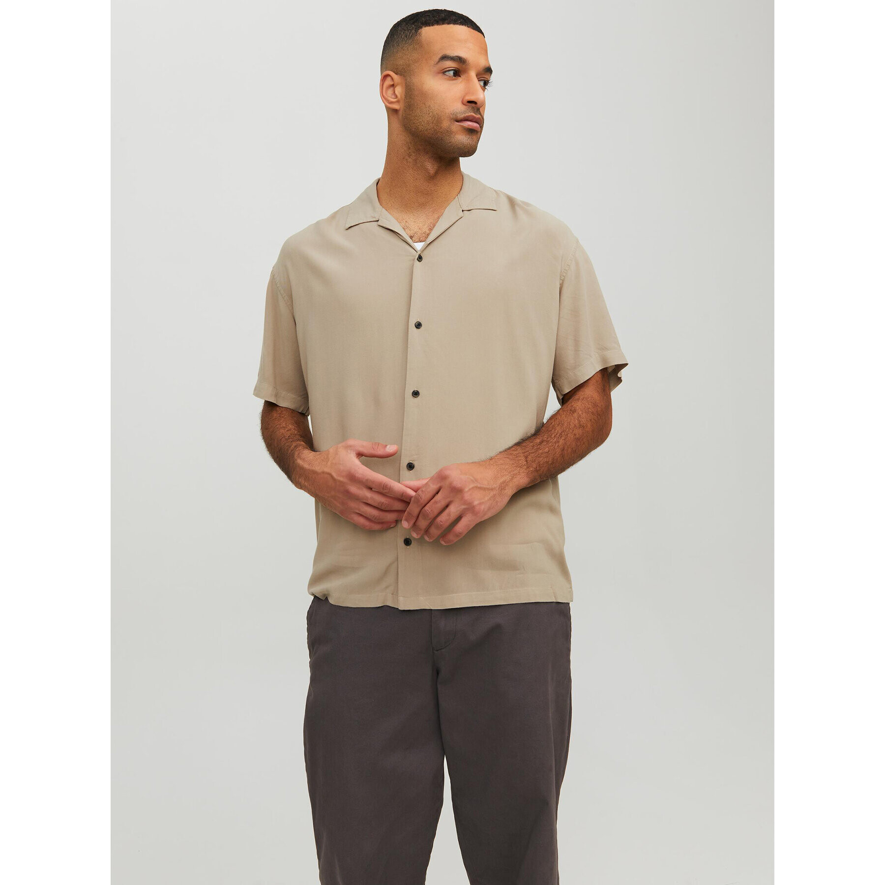 Jack&Jones Ing Jeff 12220416 Bézs Relaxed Fit - Pepit.hu