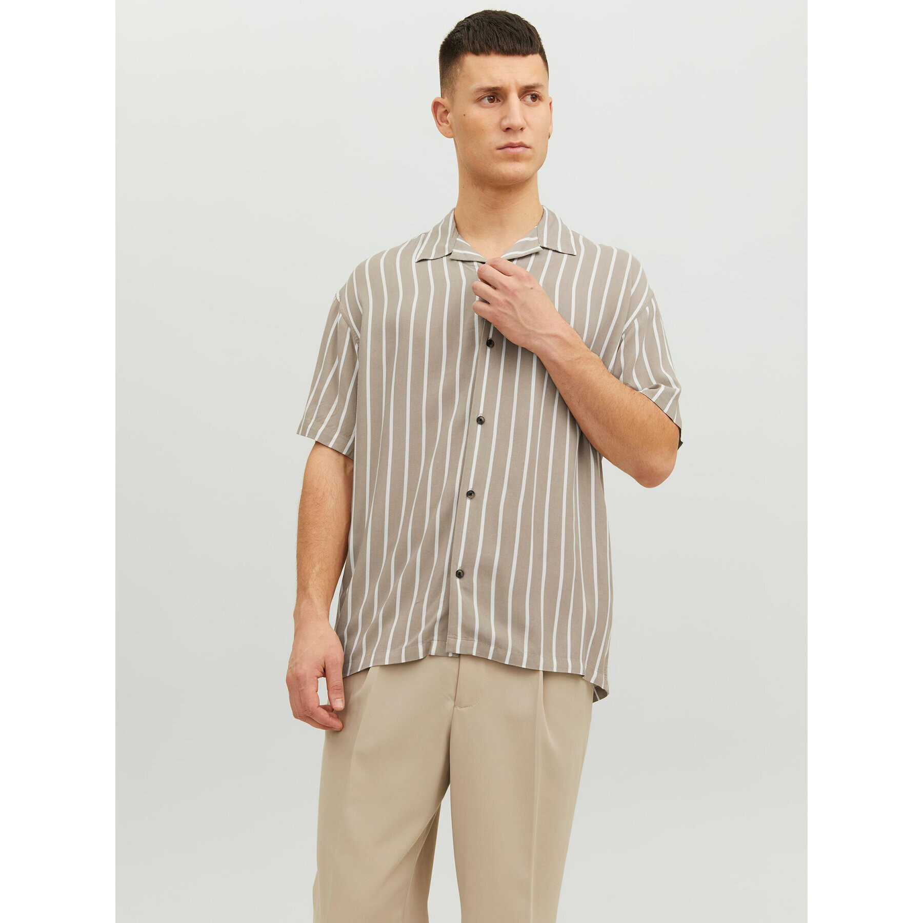 Jack&Jones Ing Jeff 12220423 Bézs Relaxed Fit - Pepit.hu