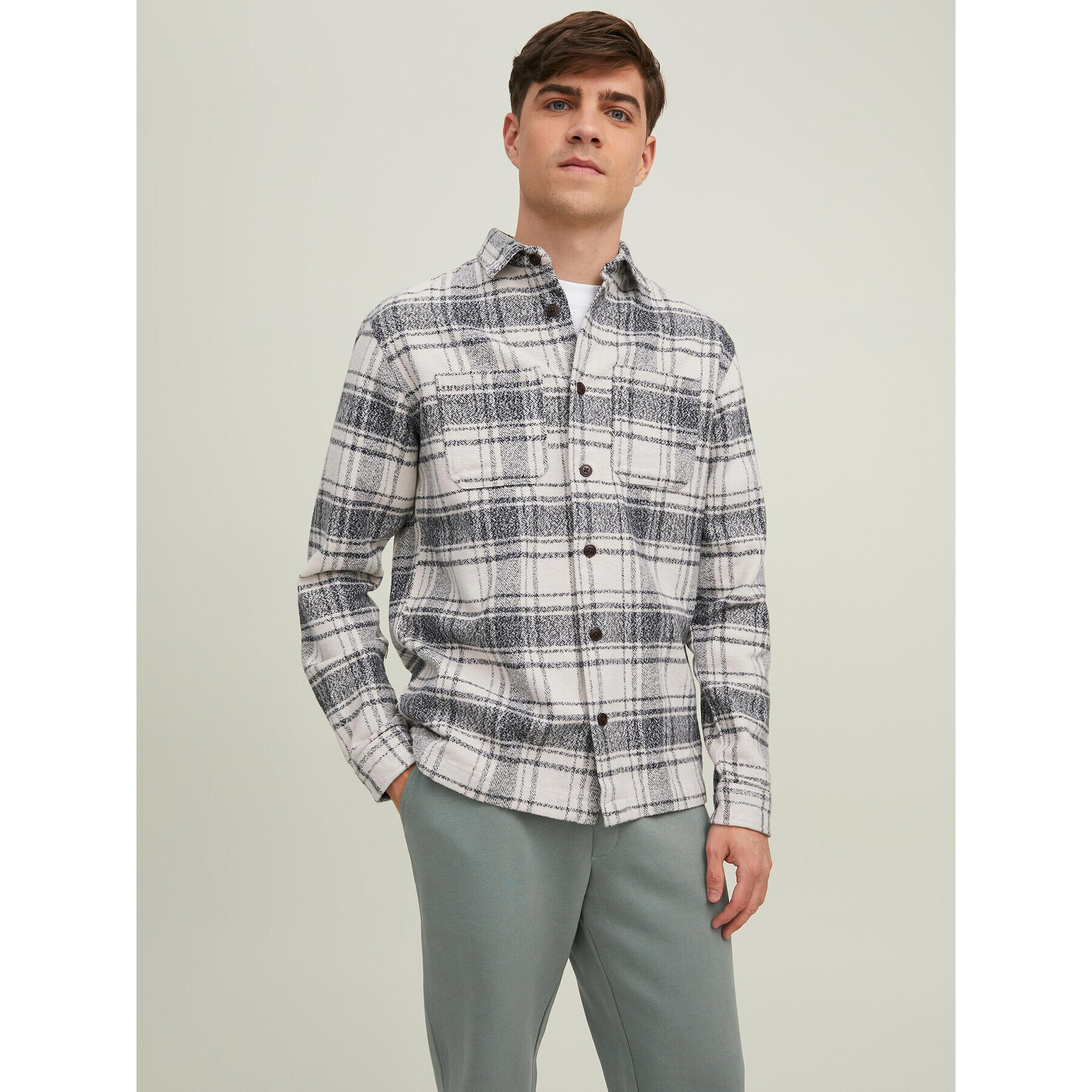 Jack&Jones Ing Logan 12211401 Bézs Regular Fit - Pepit.hu