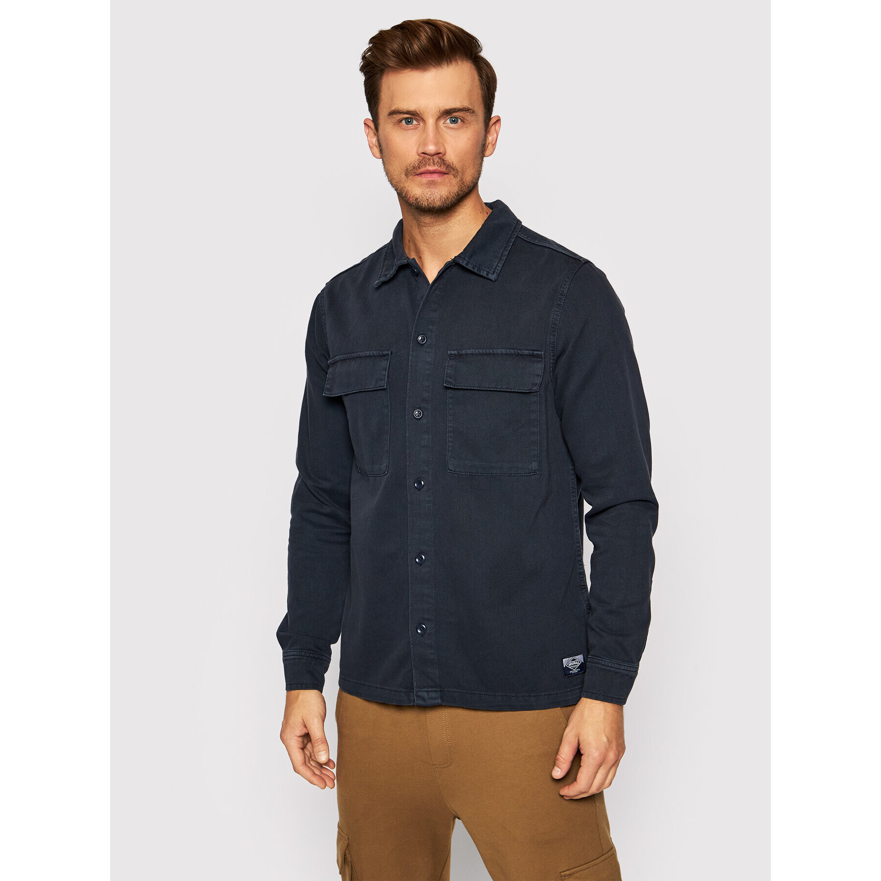 Jack&Jones Ing Nolan 12191186 Sötétkék Regular Fit - Pepit.hu