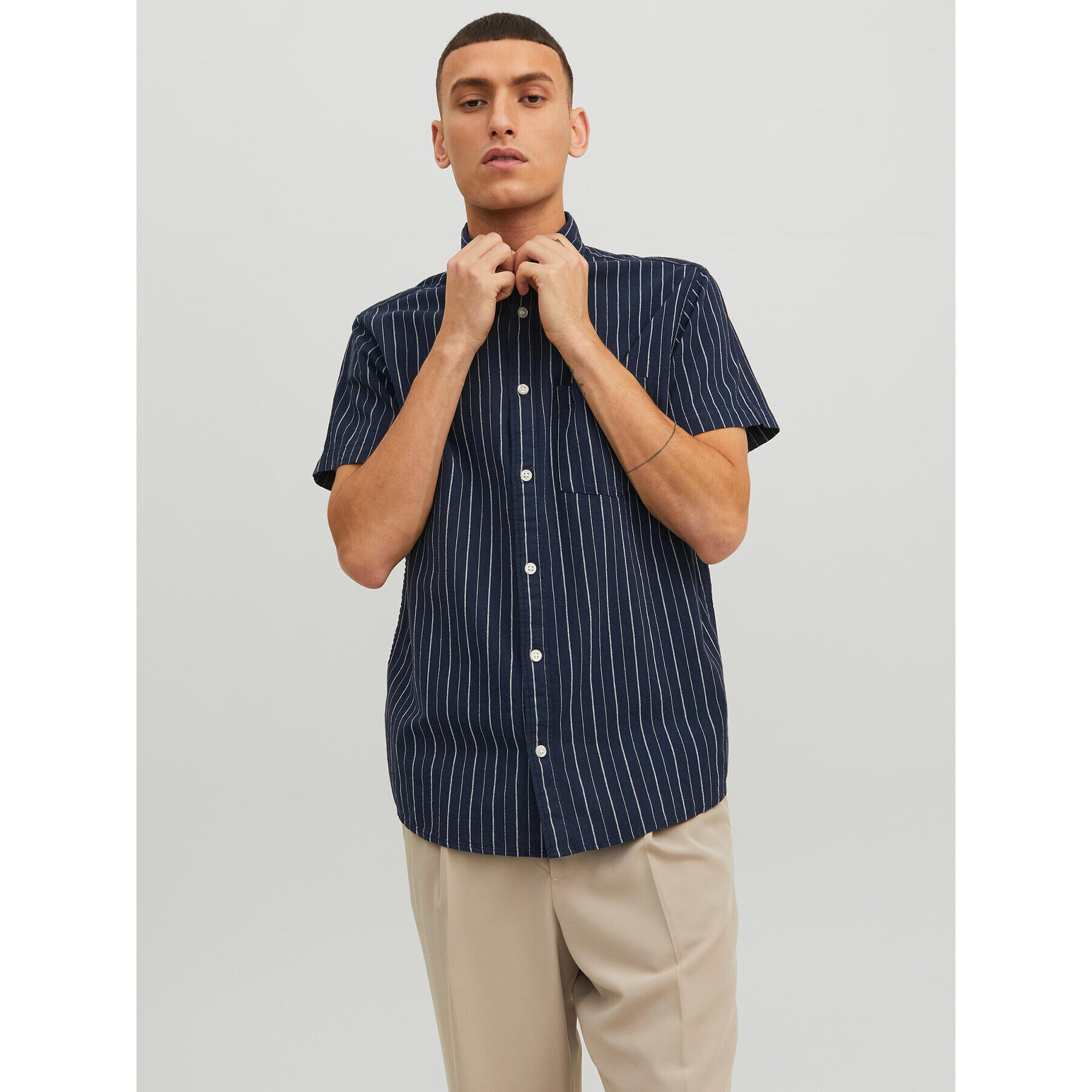 Jack&Jones Ing Tulum 12234699 Sötétkék Relaxed Fit - Pepit.hu