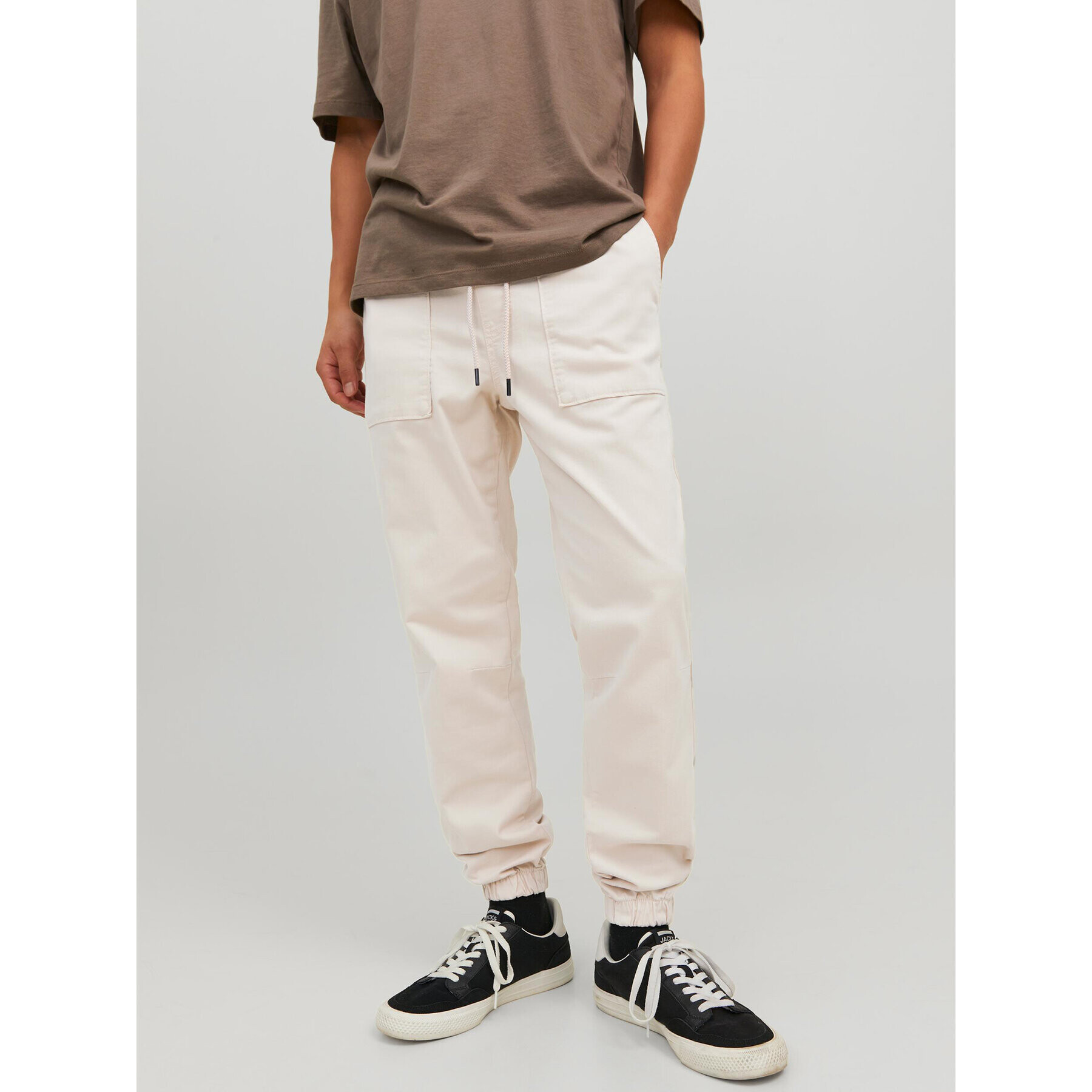 Jack&Jones Joggers Gordon 12229712 Bézs Regular Fit - Pepit.hu