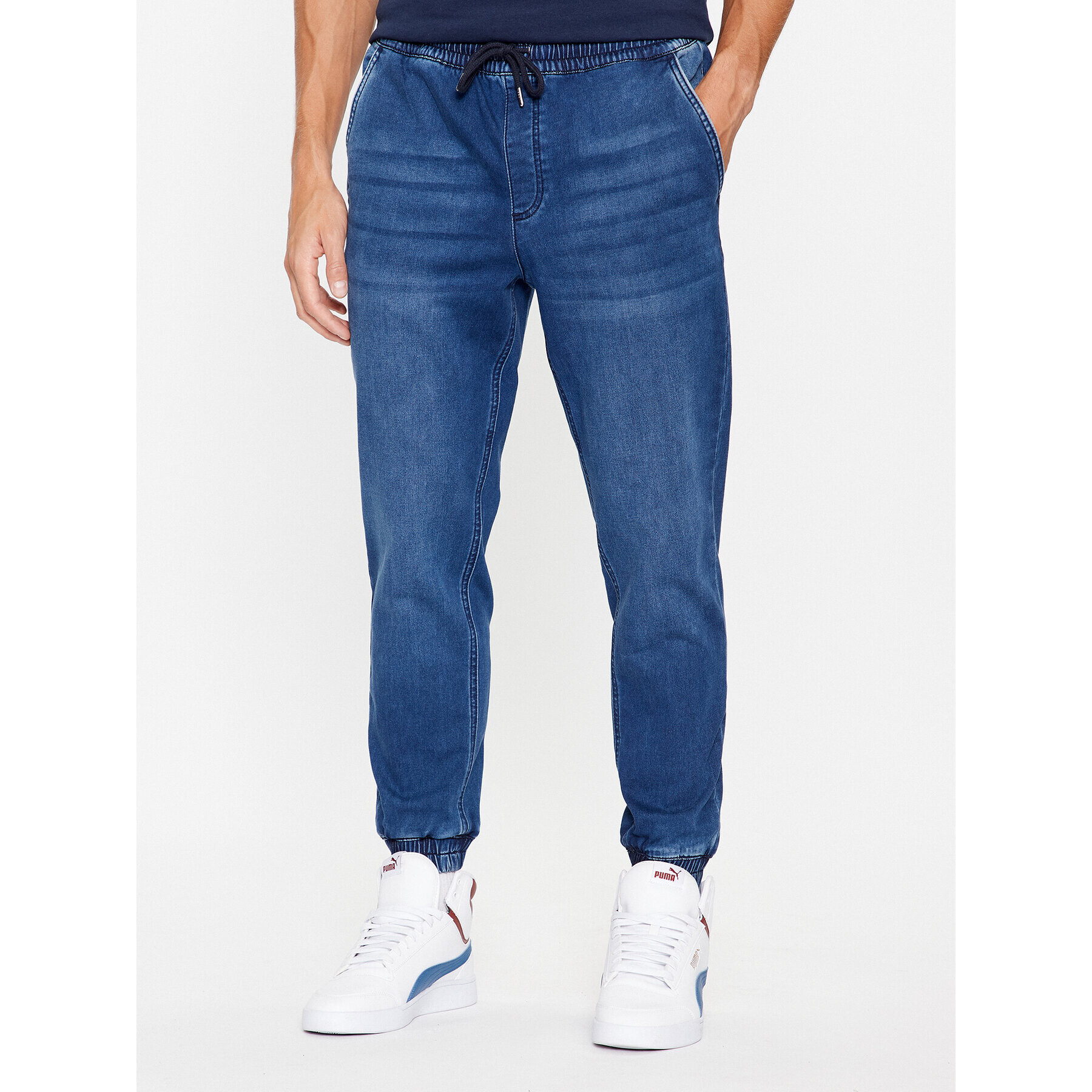 Jack&Jones Joggers 12239618 Kék Tapered Fit - Pepit.hu