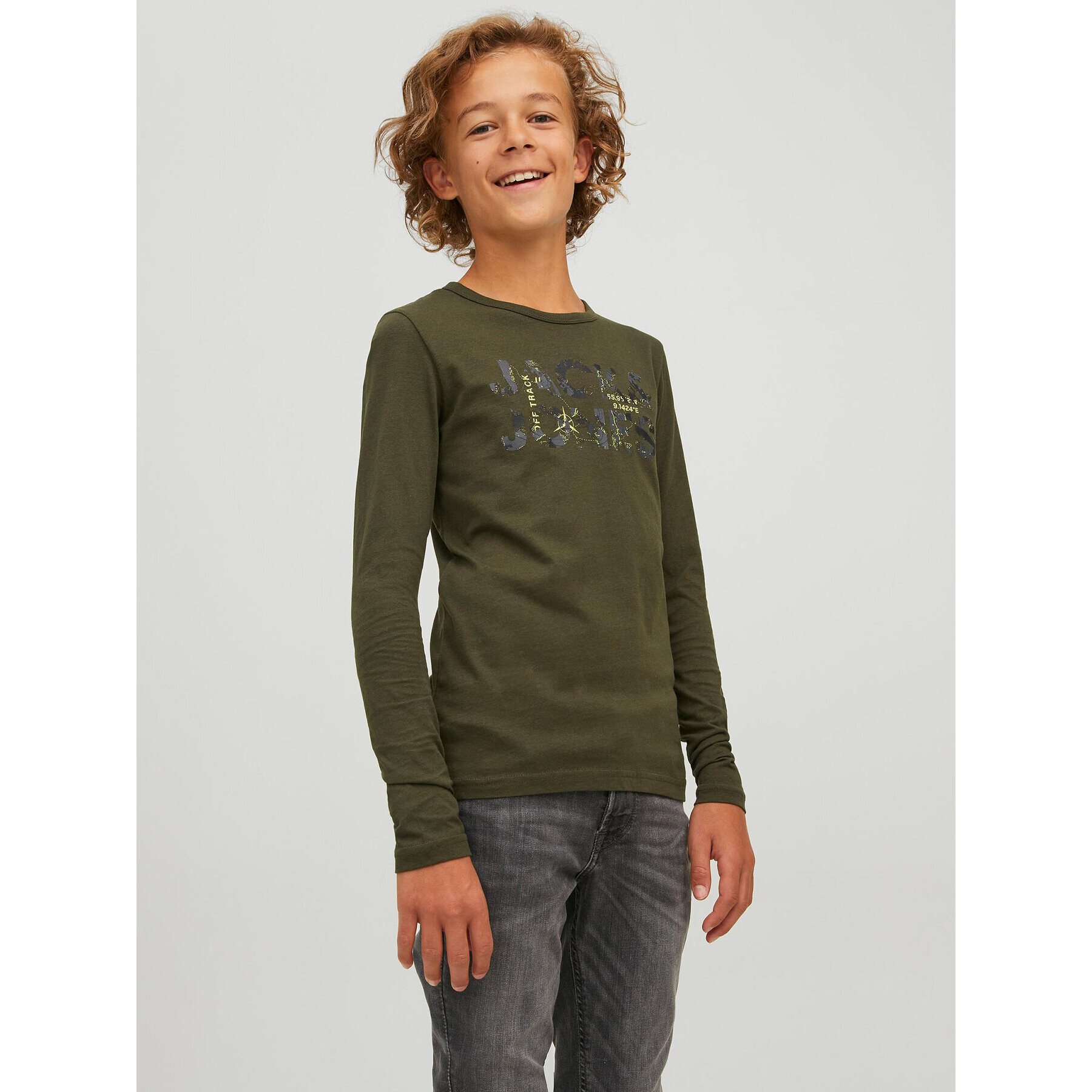 Jack&Jones Junior 2 db-os blúz szett Tech Logo 12226999 Színes Regular Fit - Pepit.hu