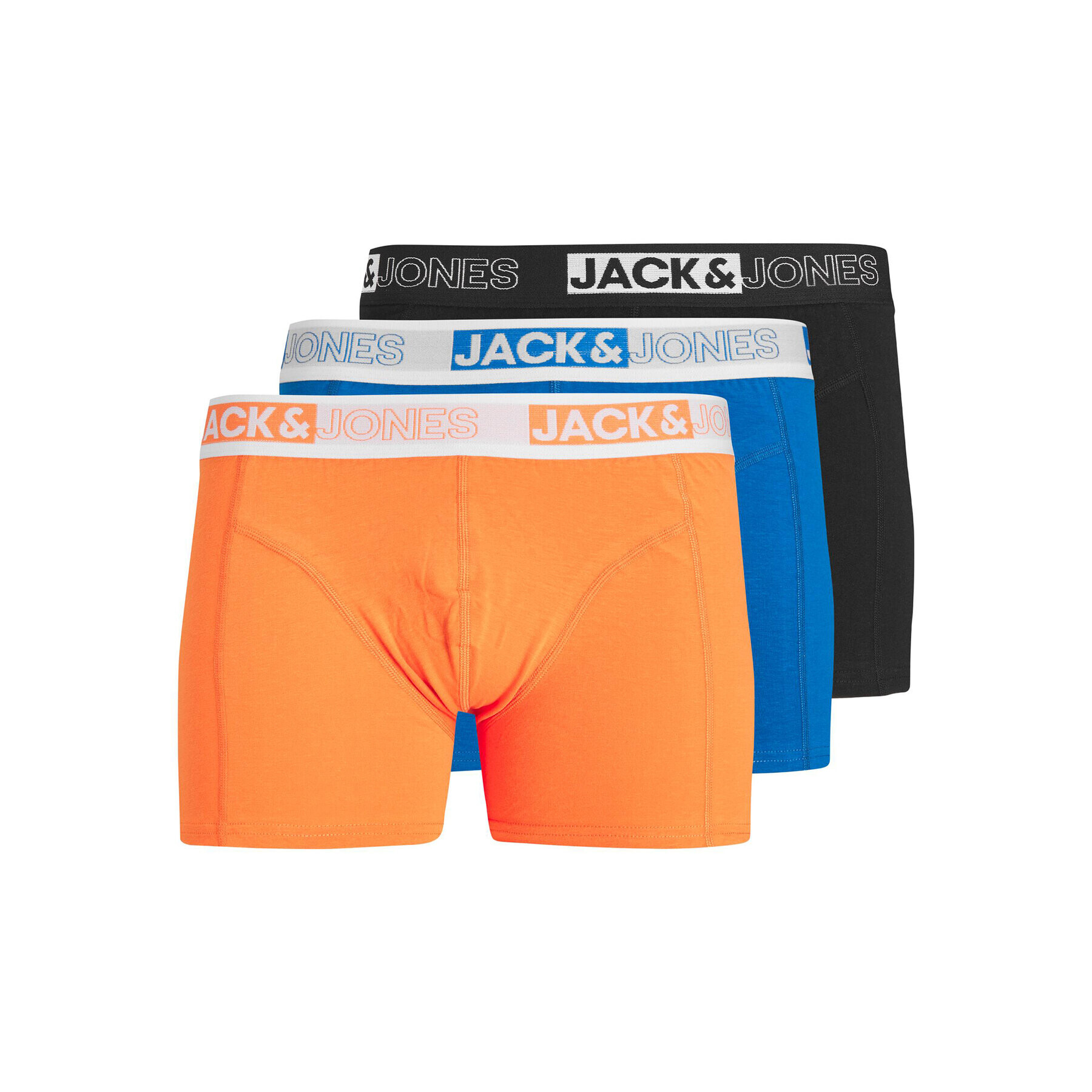 Jack&Jones Junior 3 darab boxer 12224882 Narancssárga - Pepit.hu