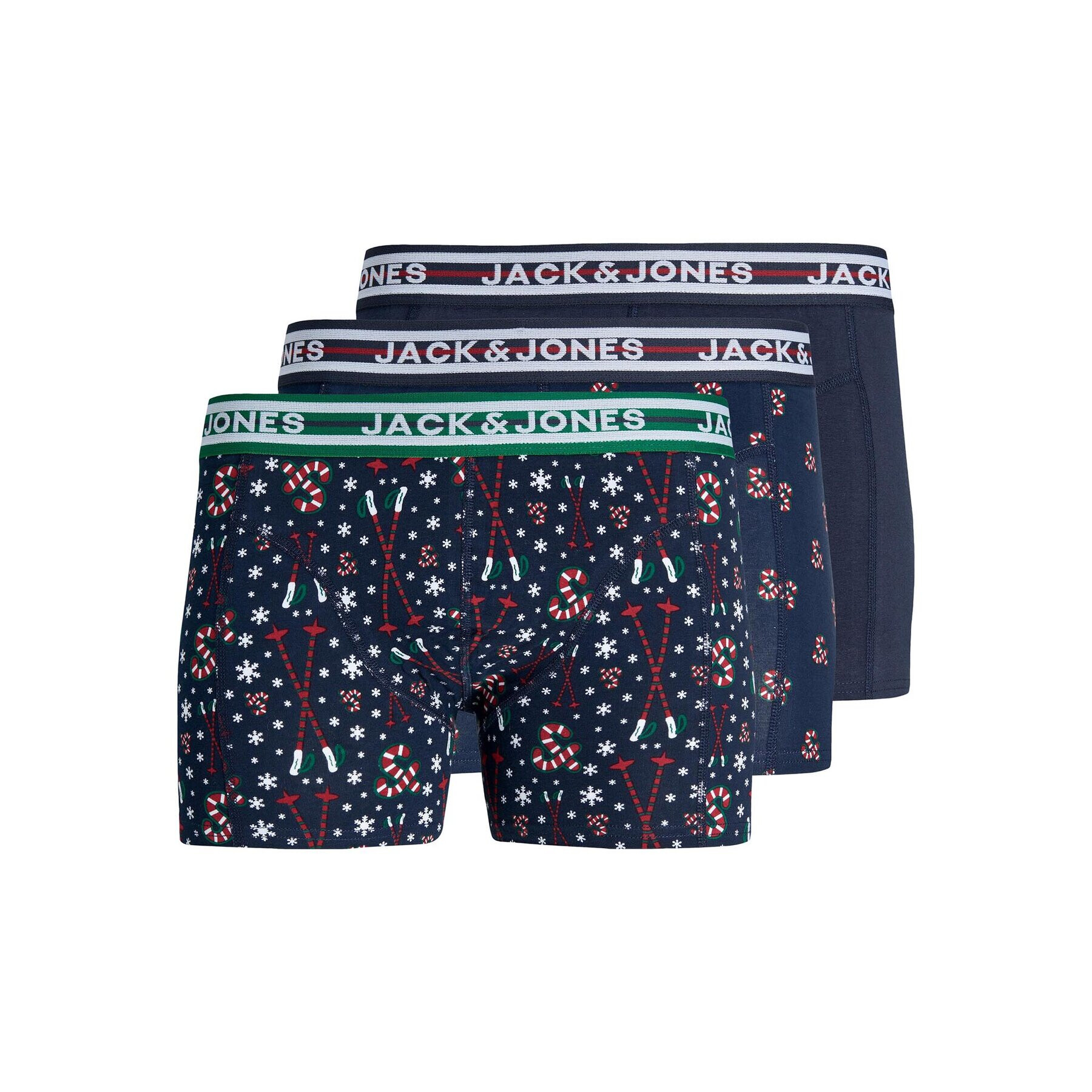 Jack&Jones Junior 3 darab boxer 12246624 Sötétkék - Pepit.hu