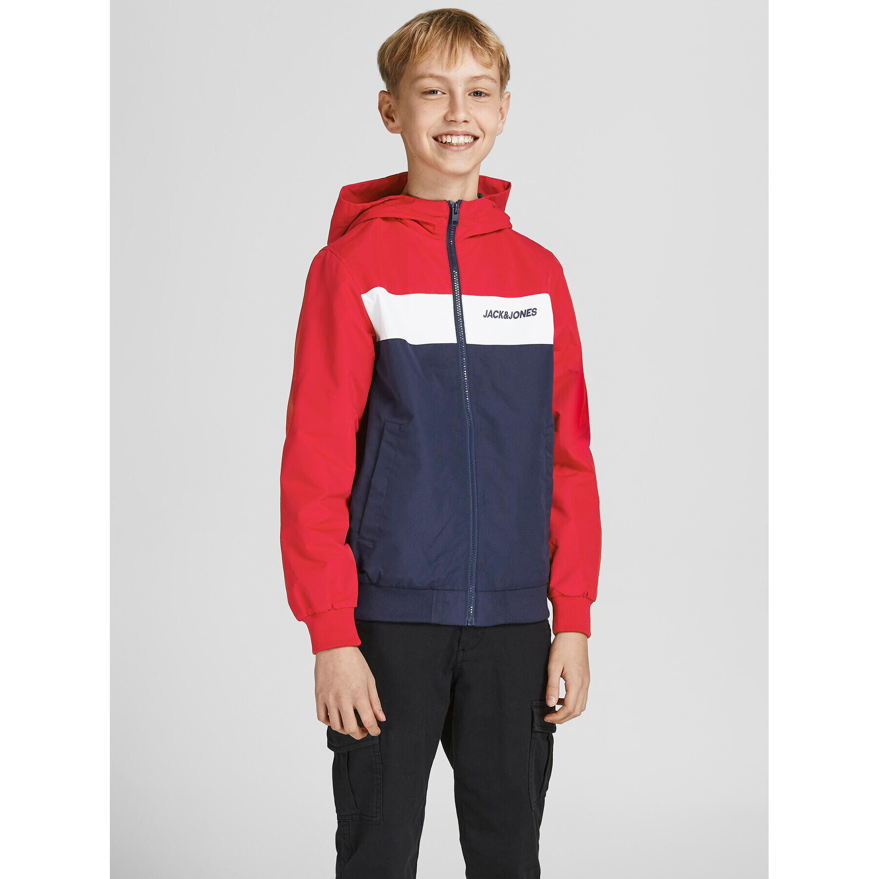 Jack&Jones Junior Átmeneti kabát Rush Blocking 12200453 Színes Regular Fit - Pepit.hu