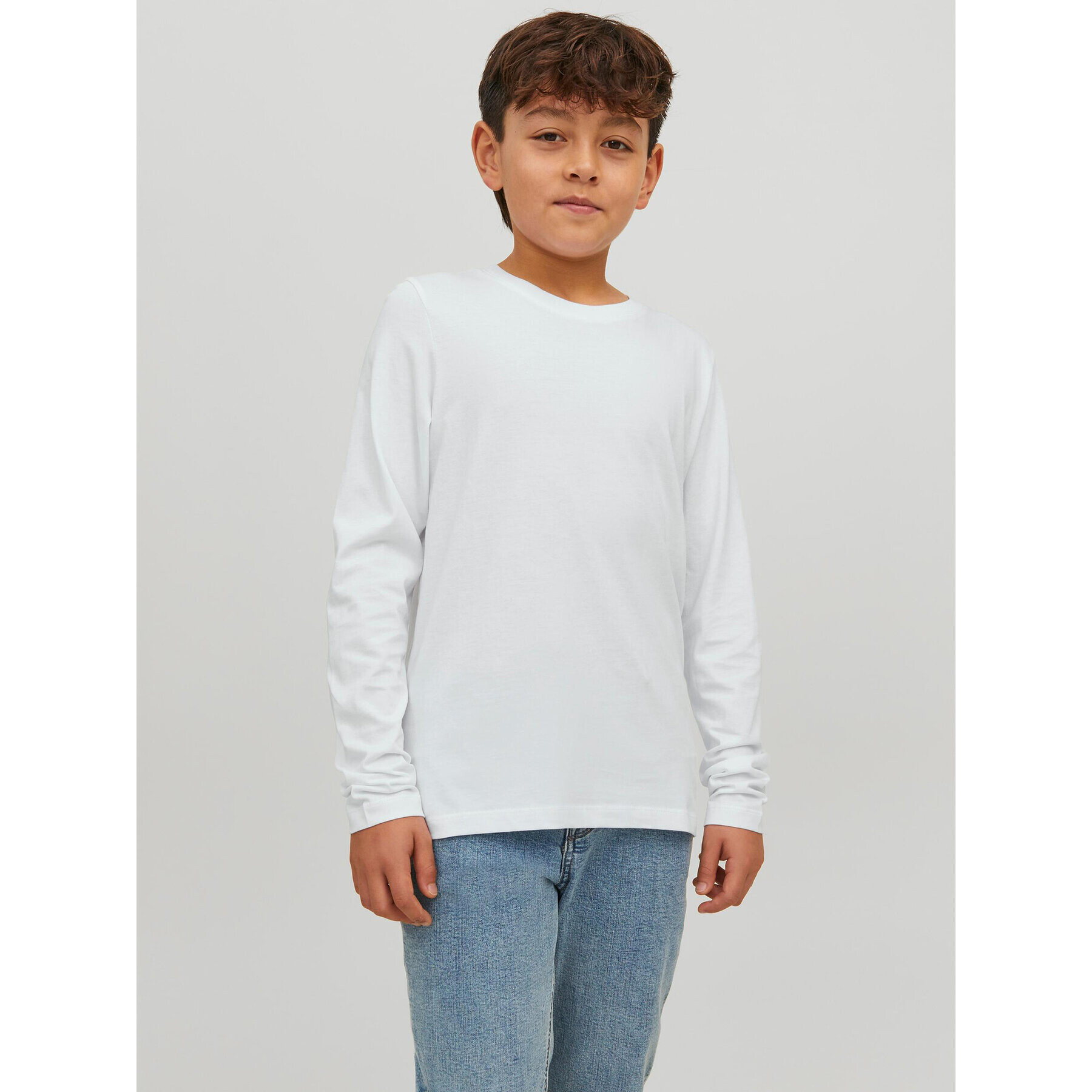 Jack&Jones Junior Blúz 12197050 Fehér Regular Fit - Pepit.hu