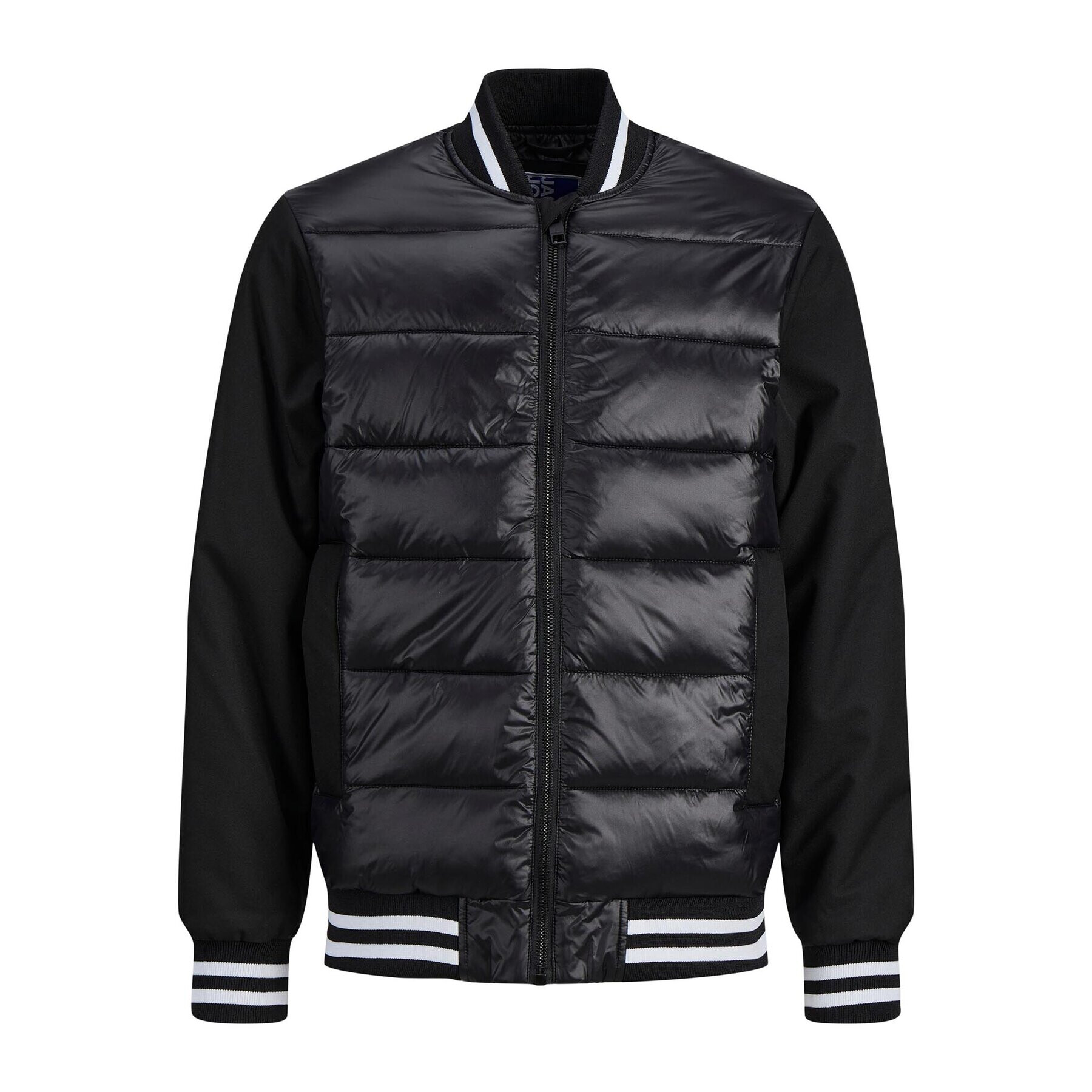 Jack&Jones Junior Bomber dzseki 12247193 Fekete Regular Fit - Pepit.hu