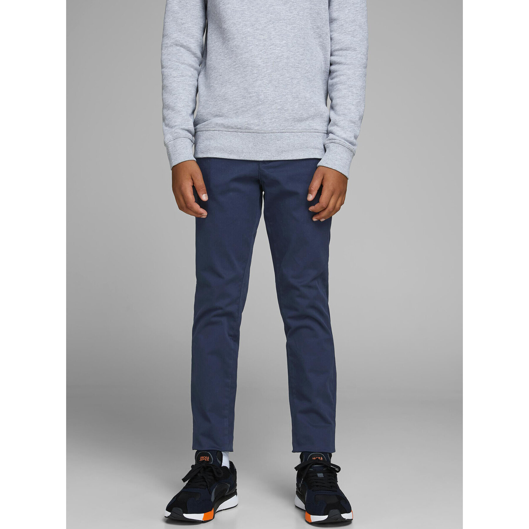 Jack&Jones Junior Chinos 12160028 Sötétkék Slim Fit - Pepit.hu