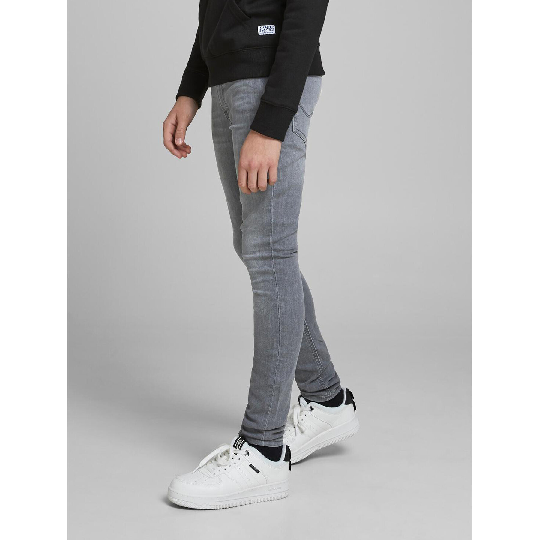 Jack&Jones Junior Farmer Dan Original 12187467 Szürke Super Skinny Fit - Pepit.hu