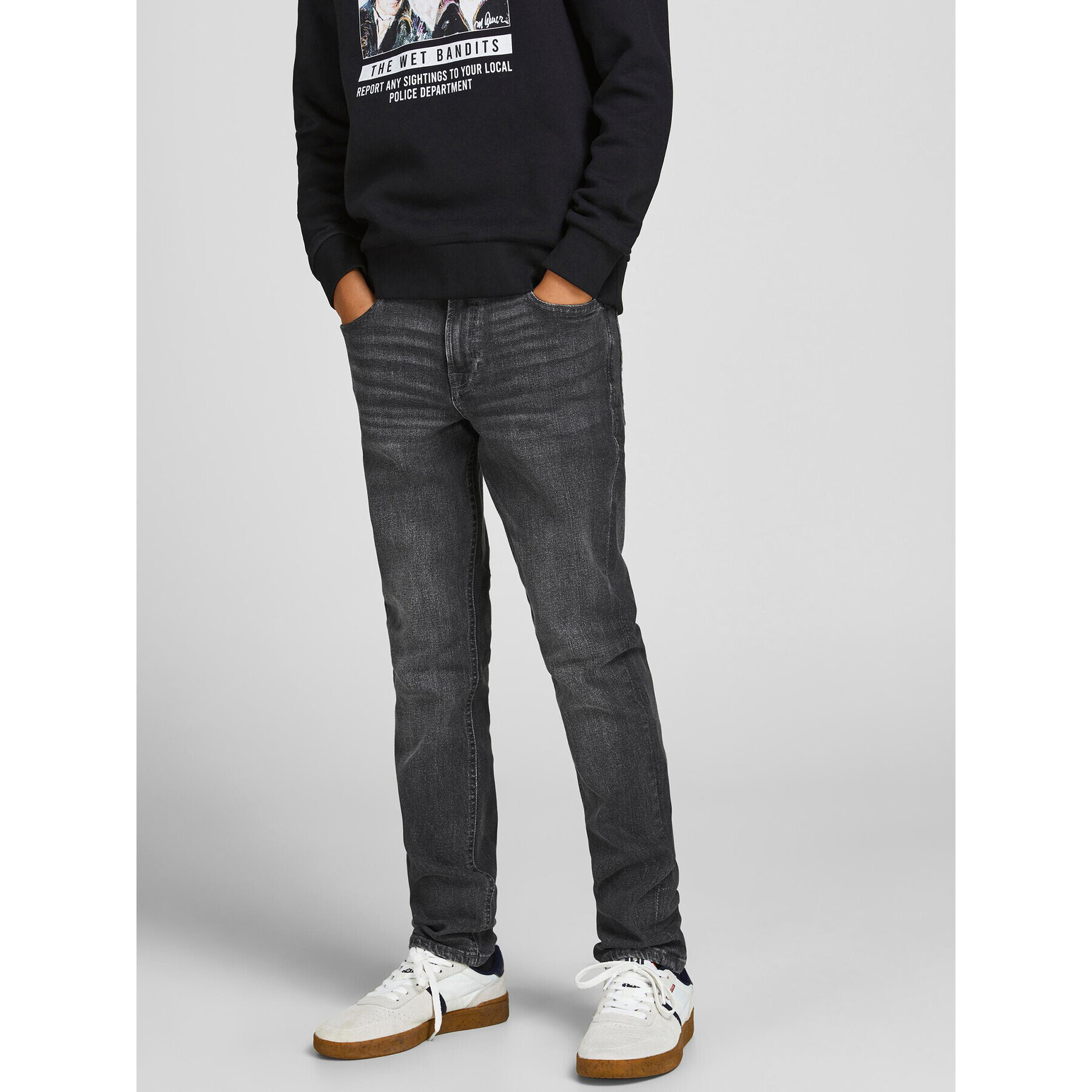 Jack&Jones Junior Farmer Glenn Original 12194966 Szürke Slim Fit - Pepit.hu