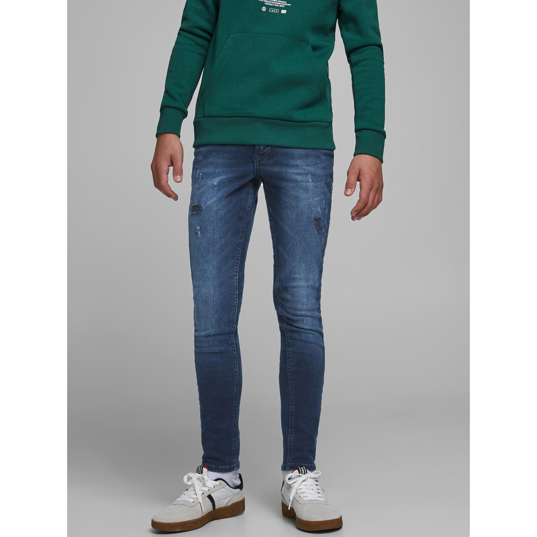 Jack&Jones Junior Farmer Liam 12156687 Kék Skinny Fit - Pepit.hu