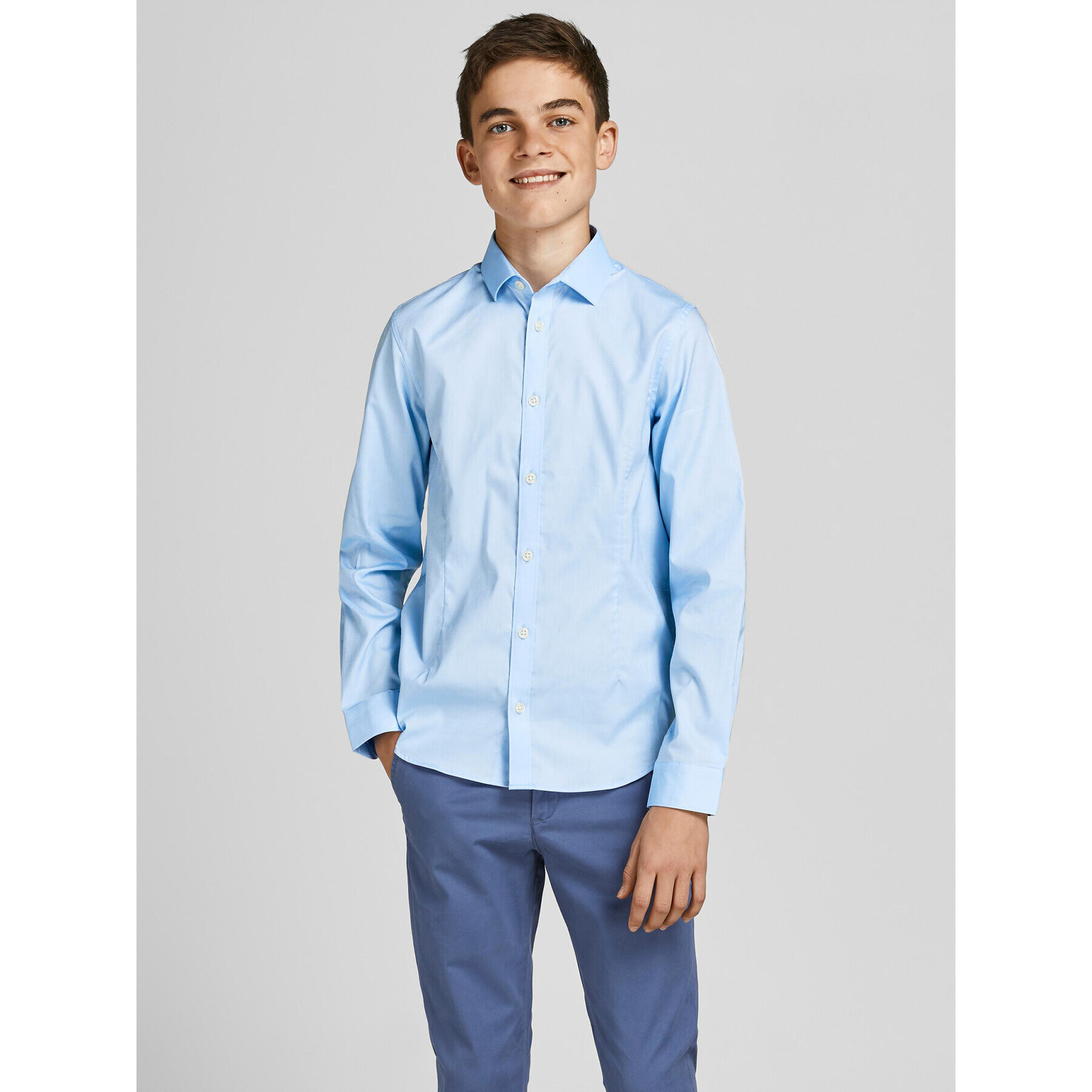 Jack&Jones Junior Ing Parma 12151620 Kék Regular Fit - Pepit.hu