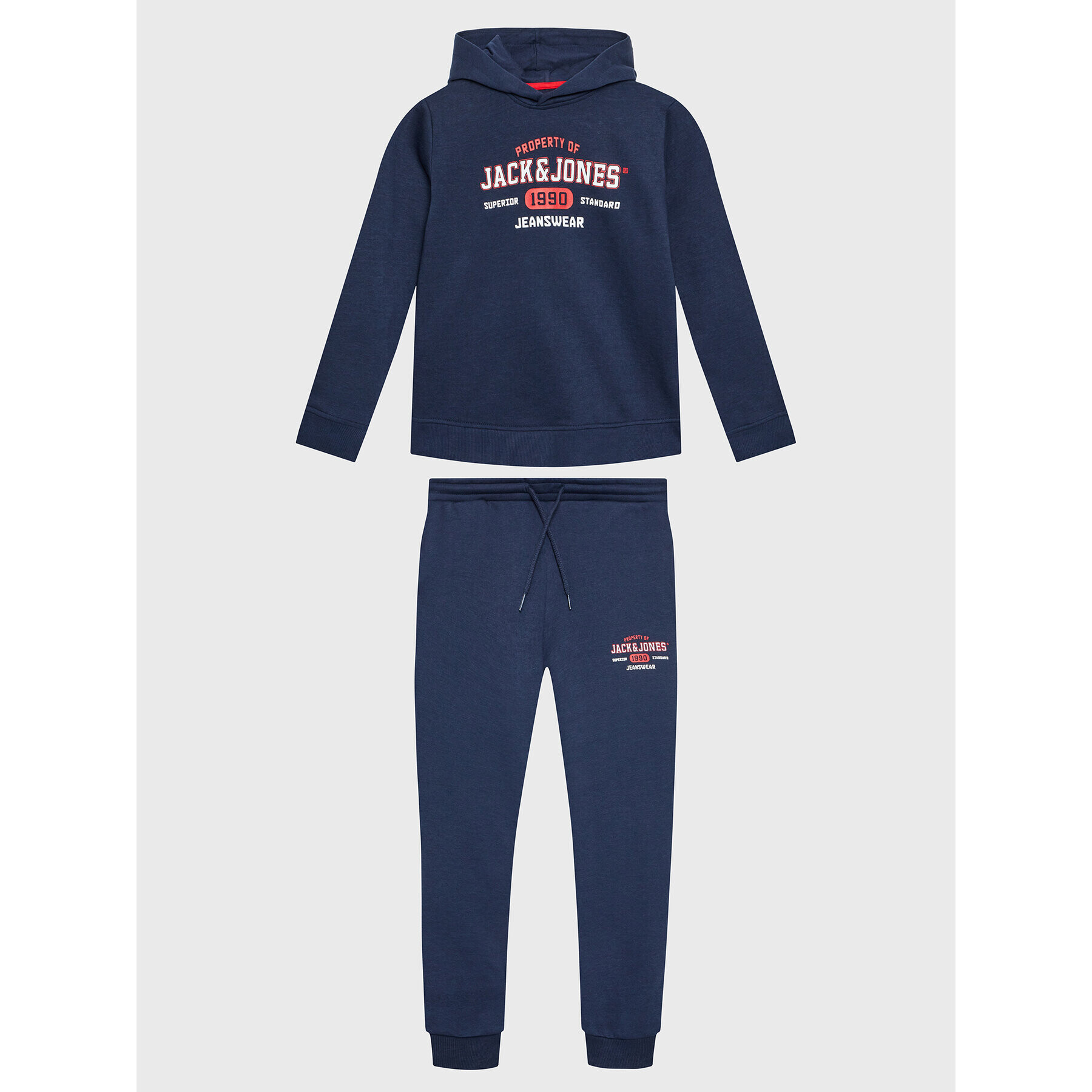 Jack&Jones Junior Melegítő Stamp 12221641 Sötétkék Regular Fit - Pepit.hu