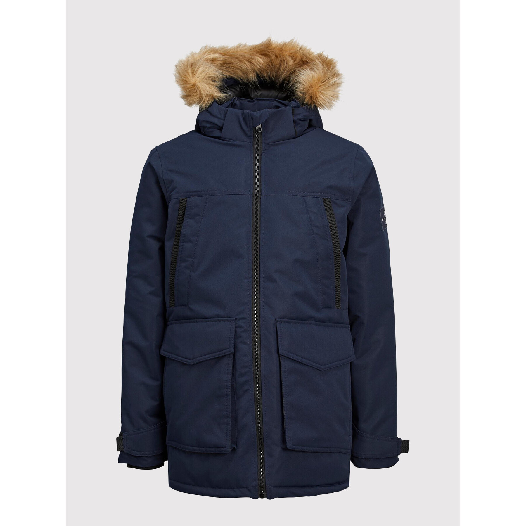 Jack&Jones Junior Pehelykabát Craft 12212522 Sötétkék Regular Fit - Pepit.hu