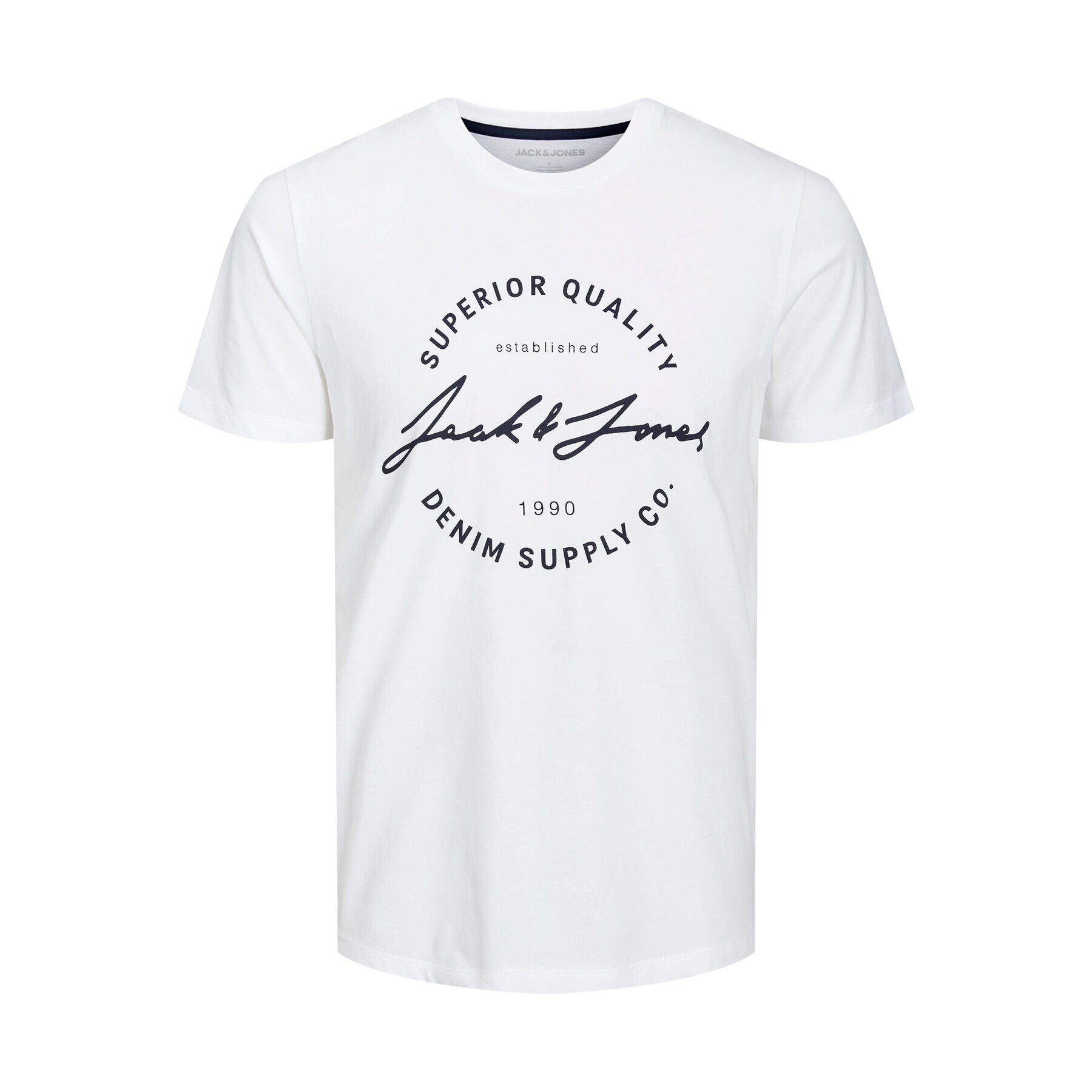 Jack&Jones Junior Póló 12224227 Fehér Regular Fit - Pepit.hu