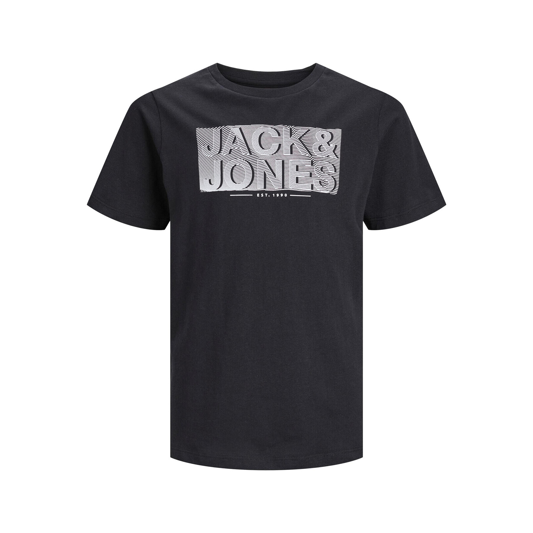 Jack&Jones Junior Póló 12237109 Fekete Regular Fit - Pepit.hu