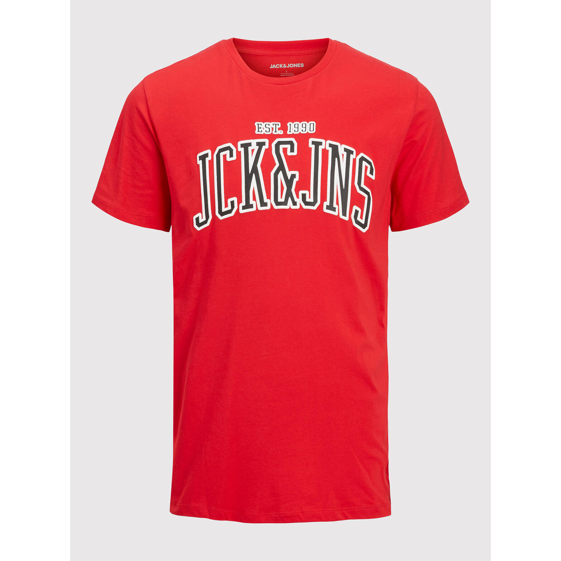 Jack&Jones Junior Póló Cemb 12213304 Piros Regular Fit - Pepit.hu