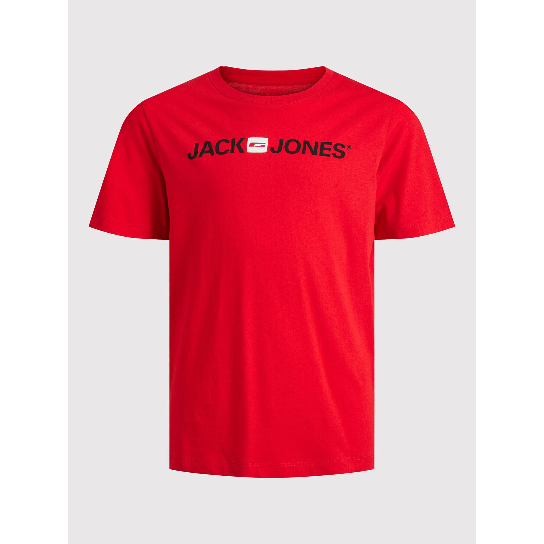 Jack&Jones Junior Póló Corp 12212865 Piros Regular Fit - Pepit.hu