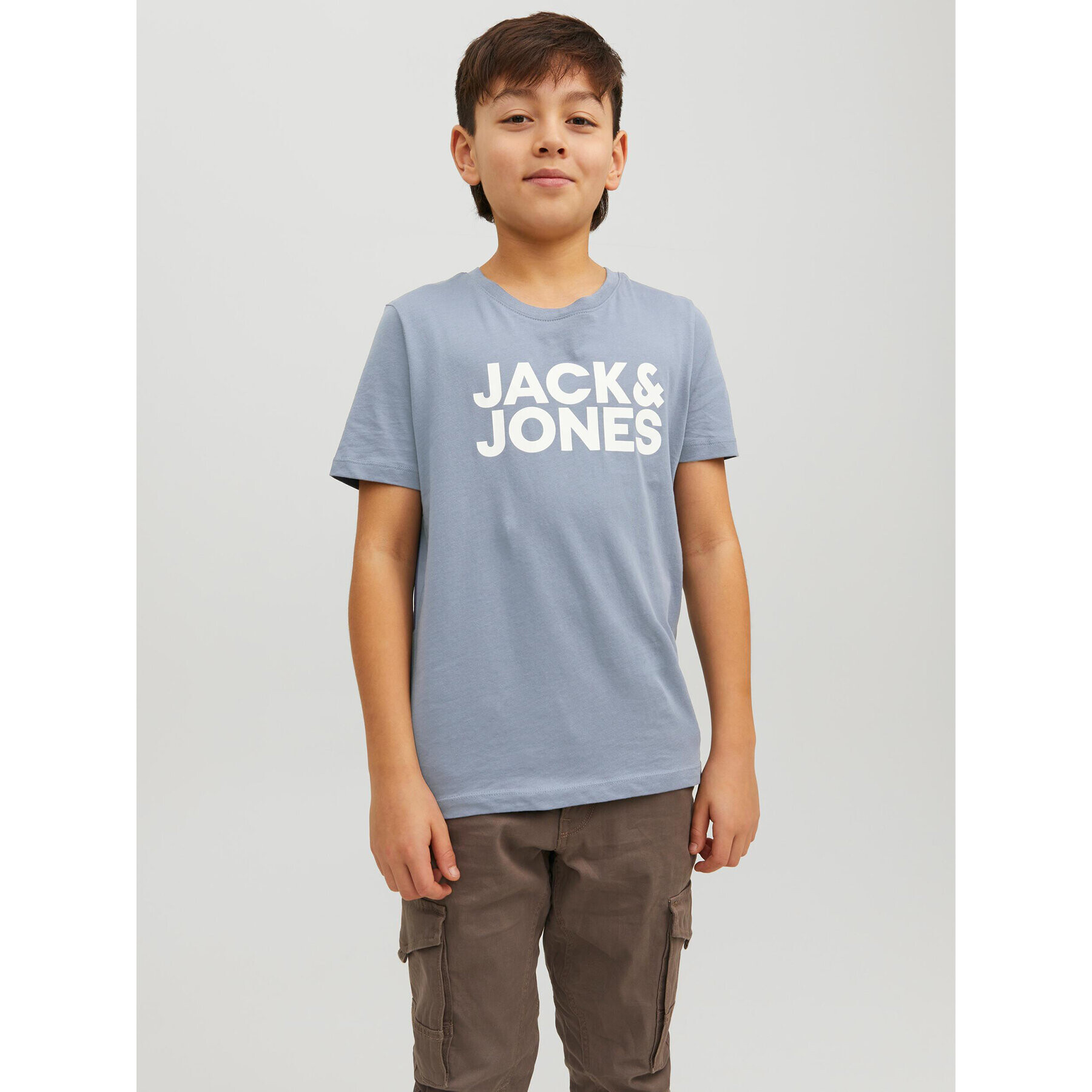 Jack&Jones Junior Póló Corp Logo 12152730 Kék Regular Fit - Pepit.hu