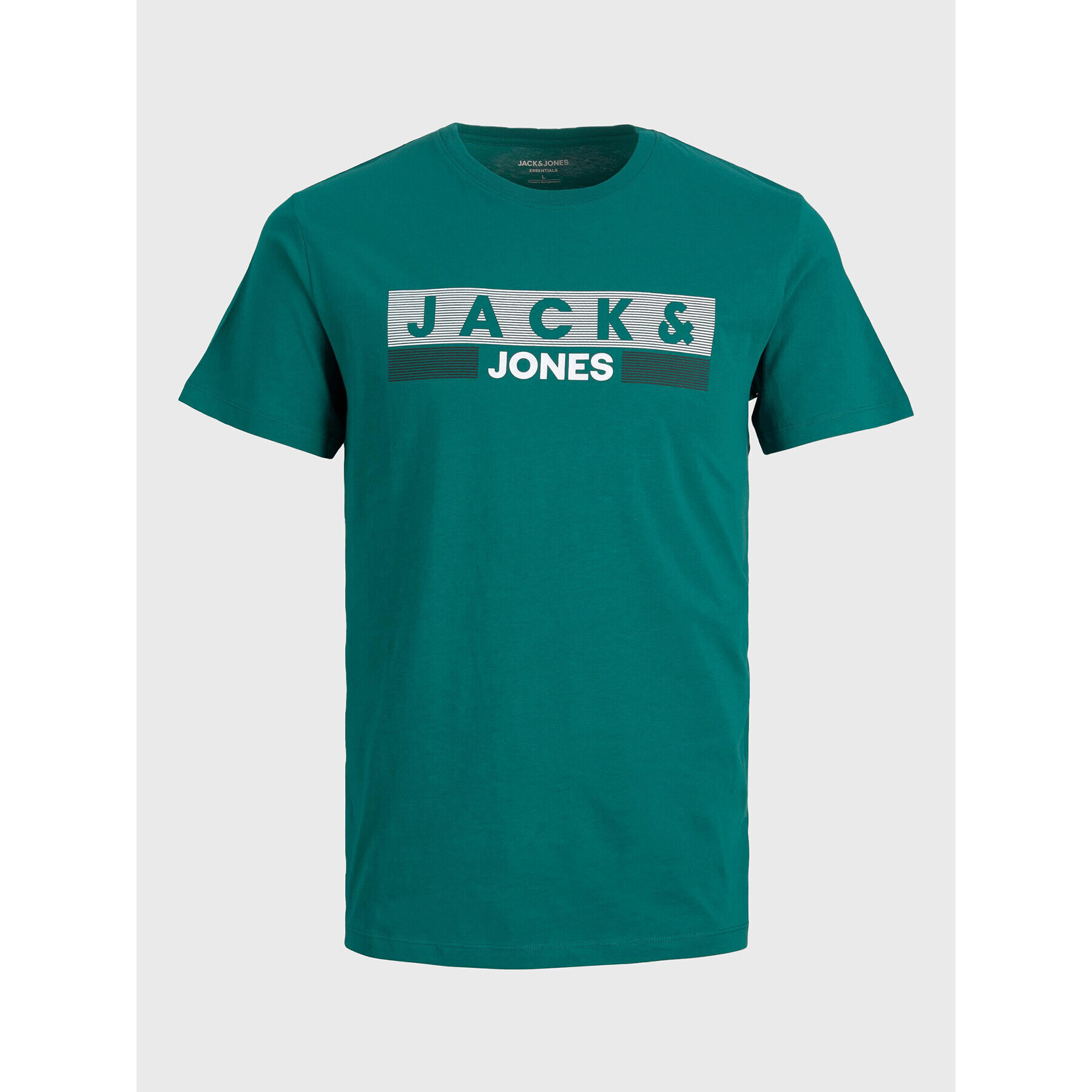 Jack&Jones Junior Póló Corp Logo 12231298 Zöld Regular Fit - Pepit.hu