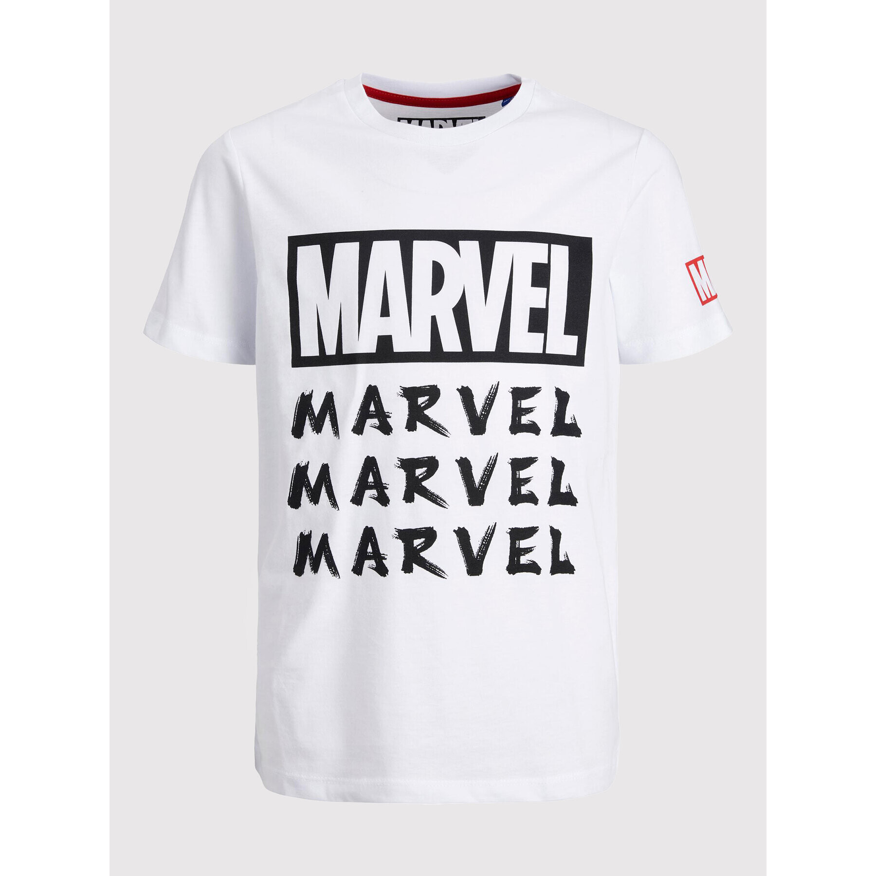 Jack&Jones Junior Póló MARVEL 12217797 Fehér Regular Fit - Pepit.hu