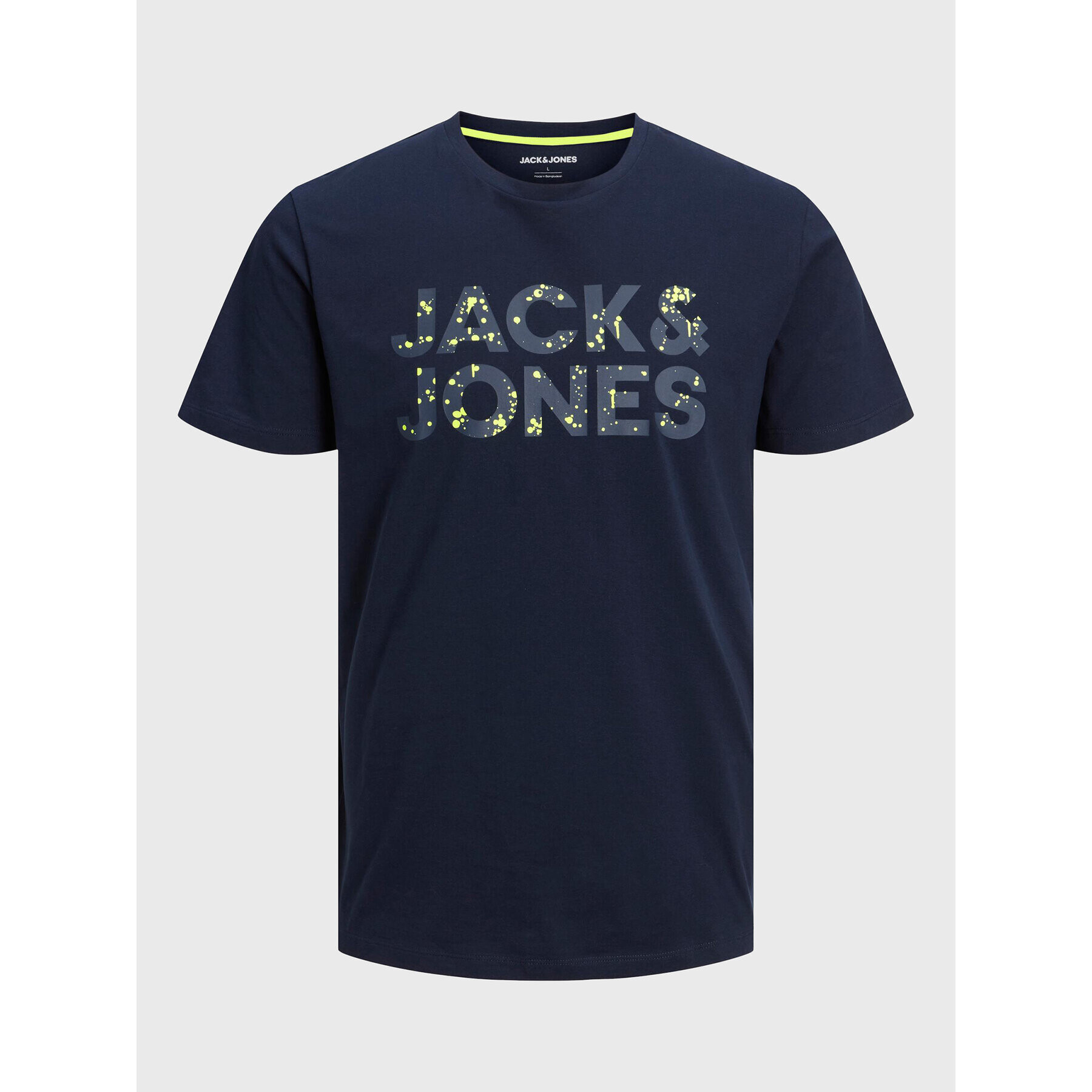 Jack&Jones Junior Póló Neon 12224104 Sötétkék Regular Fit - Pepit.hu