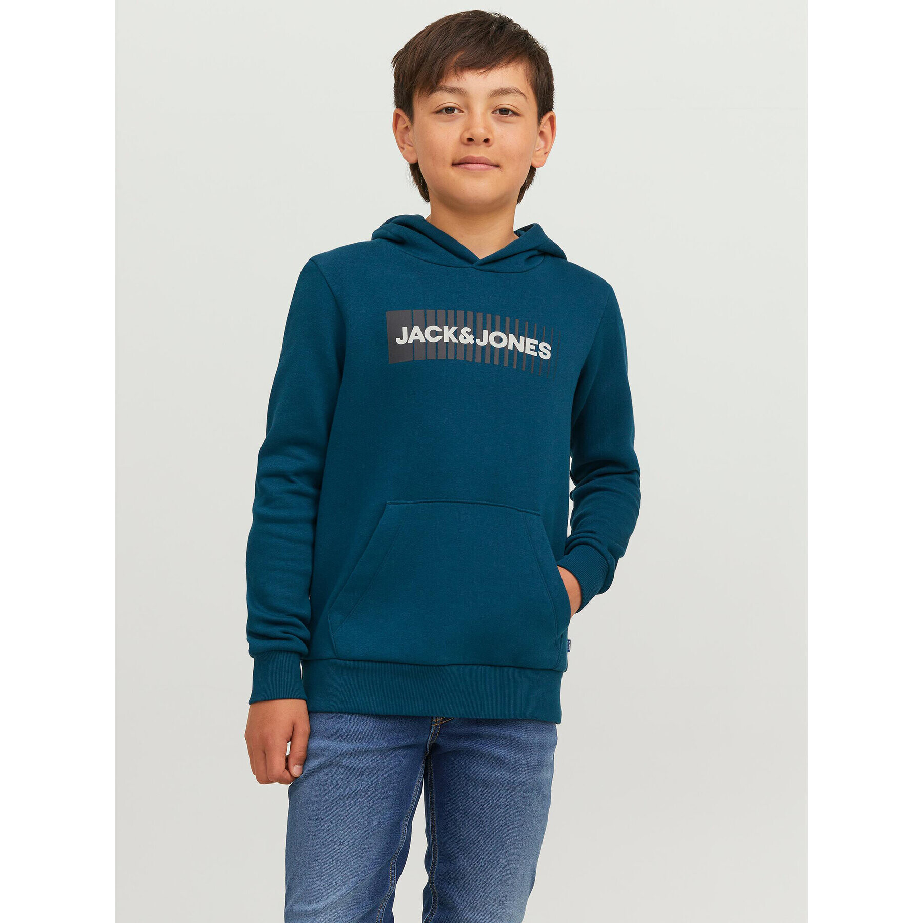 Jack&Jones Junior Pulóver 12237459 Kék Regular Fit - Pepit.hu